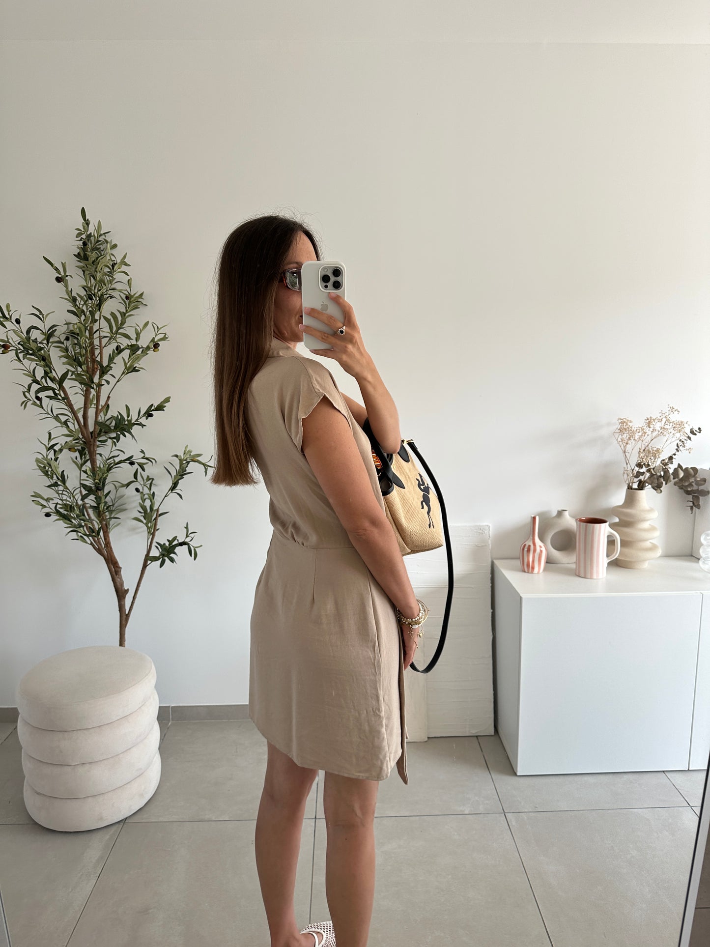 Robe beige