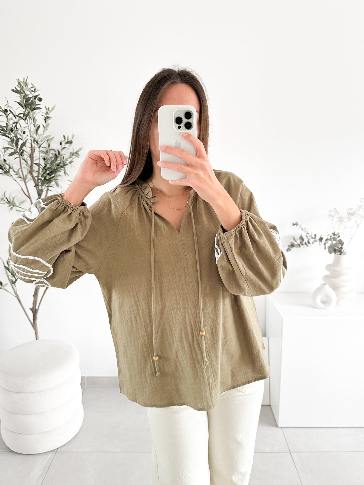 Blouse Maé kaki