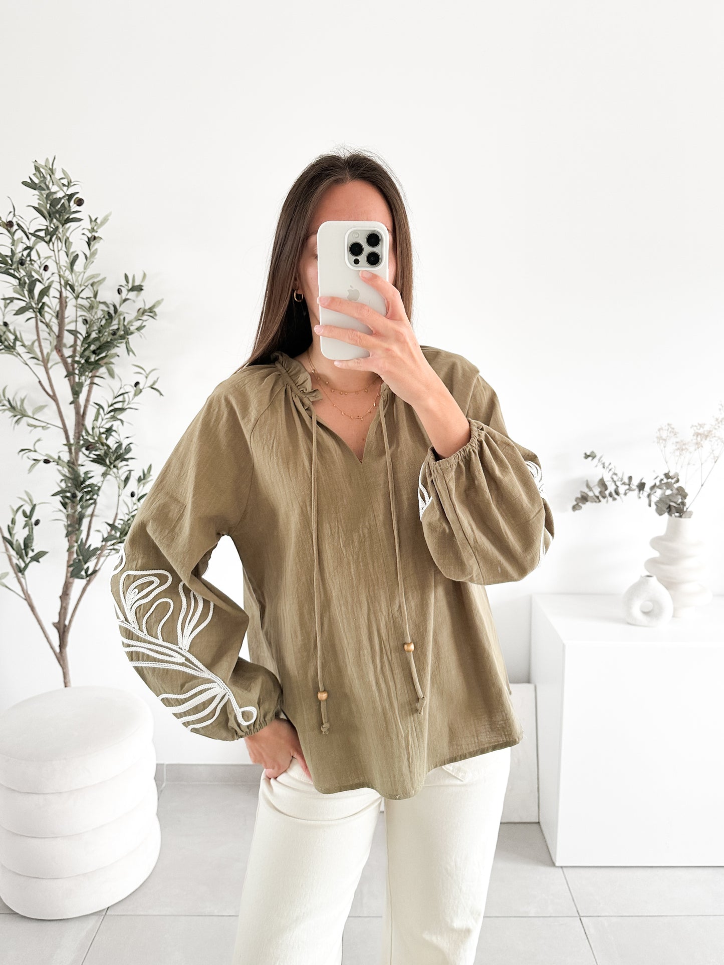 Blouse Maé kaki
