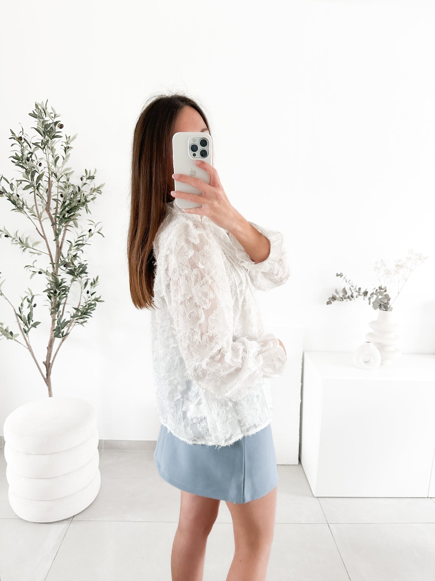 Blouse Sophie blanche