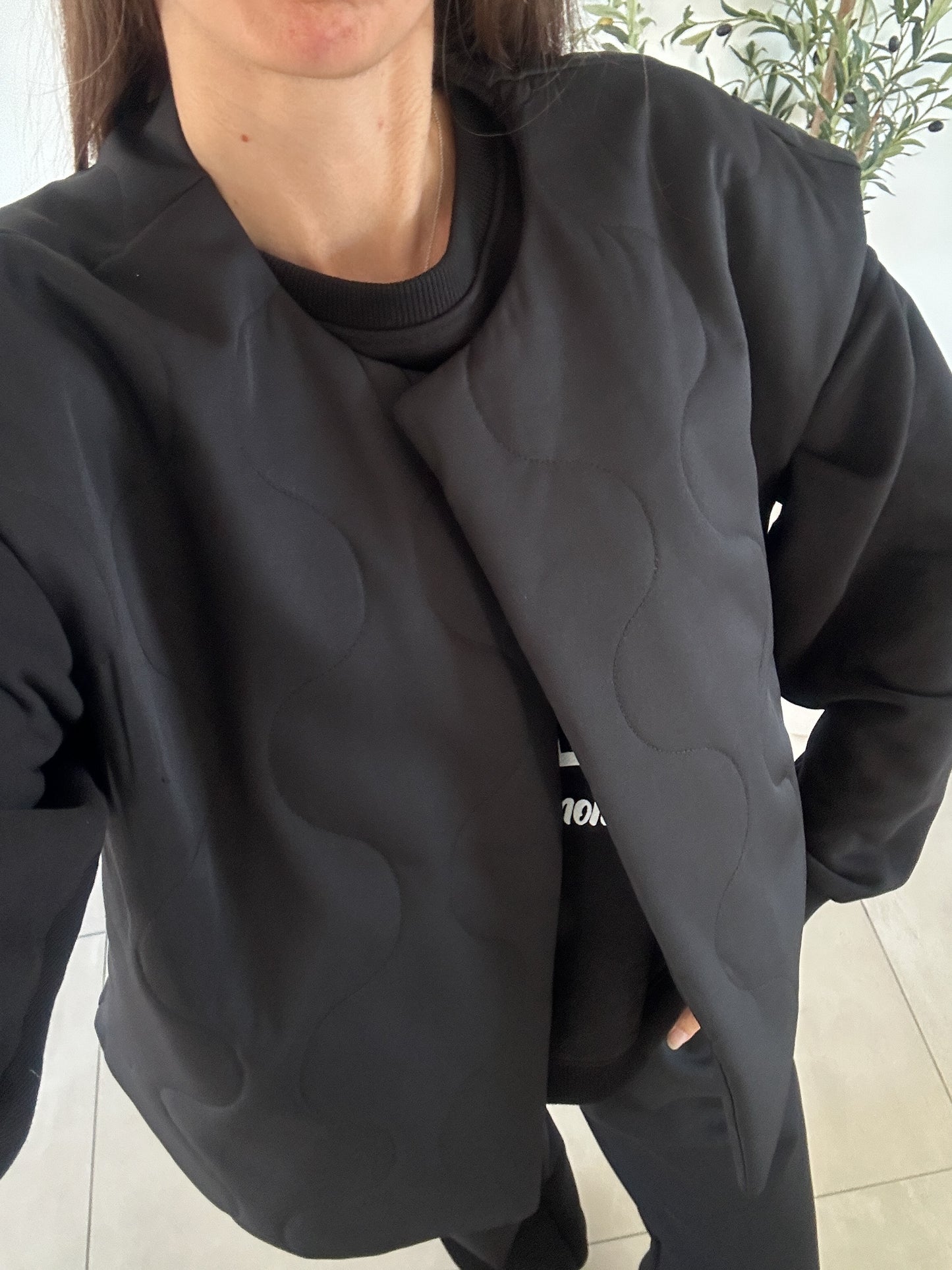 Gilet matelassé noir