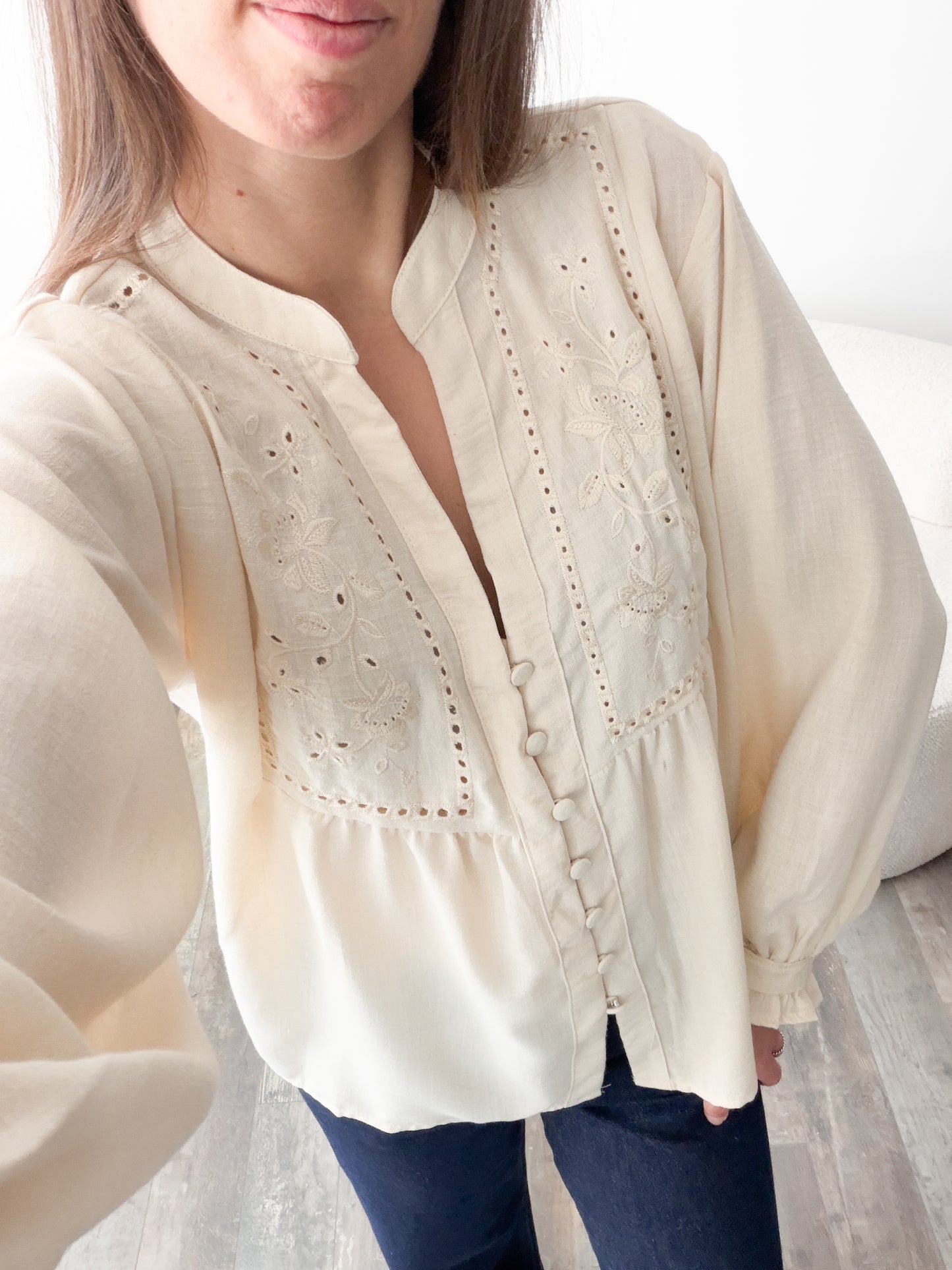 Blouse brodée Amalya