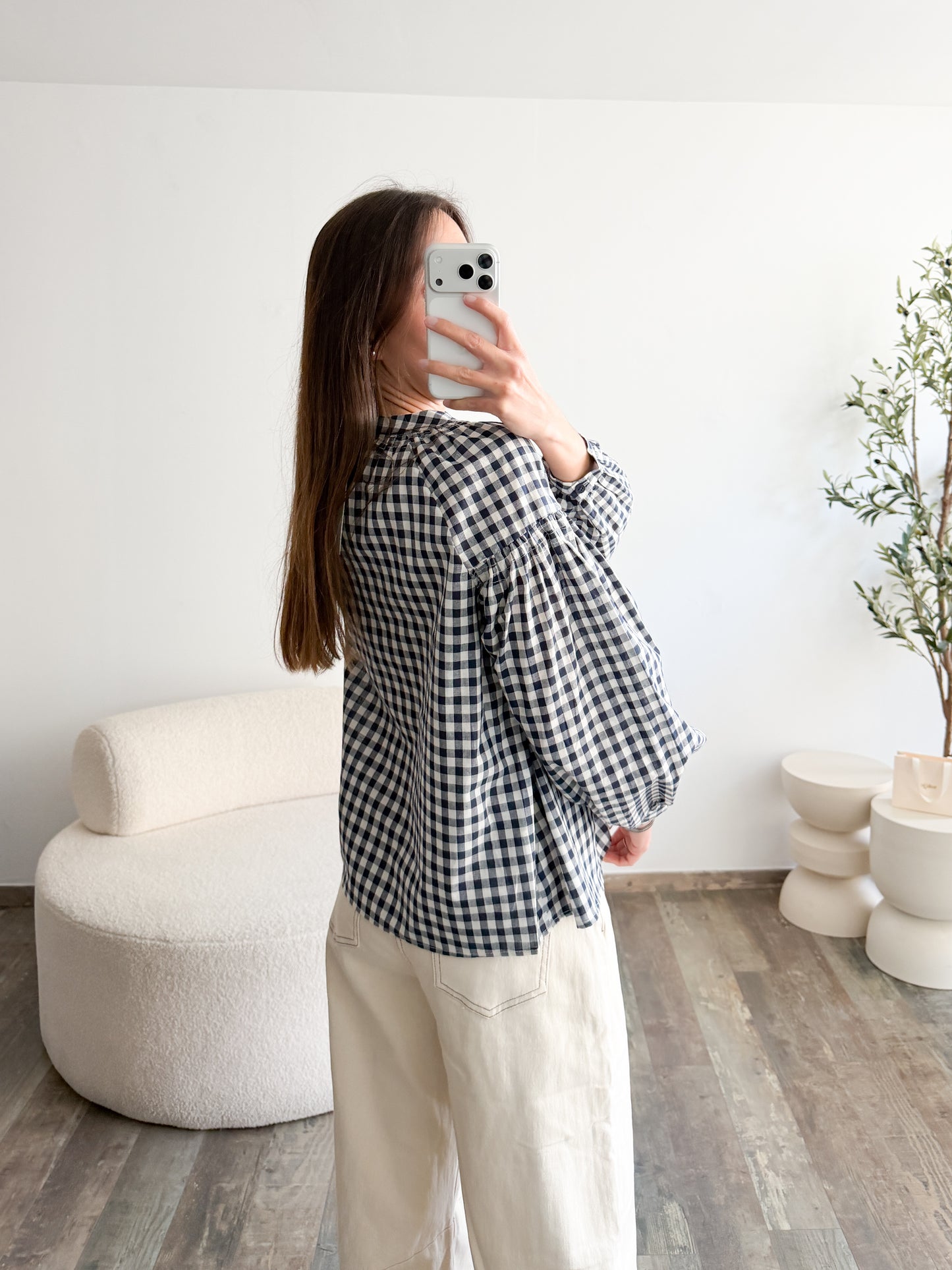 Blouse Marly bleue marine