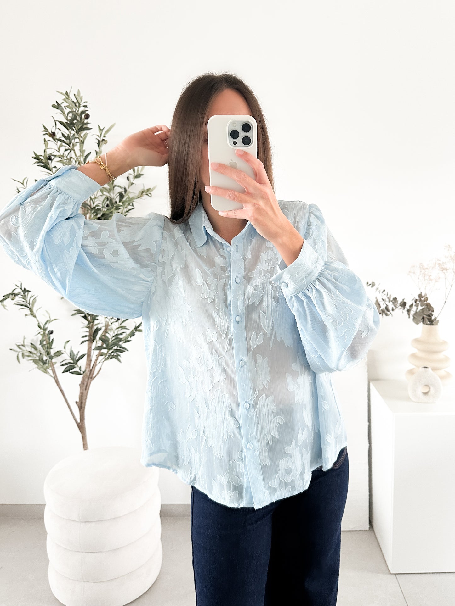 Blouse Marwa bleue ciel