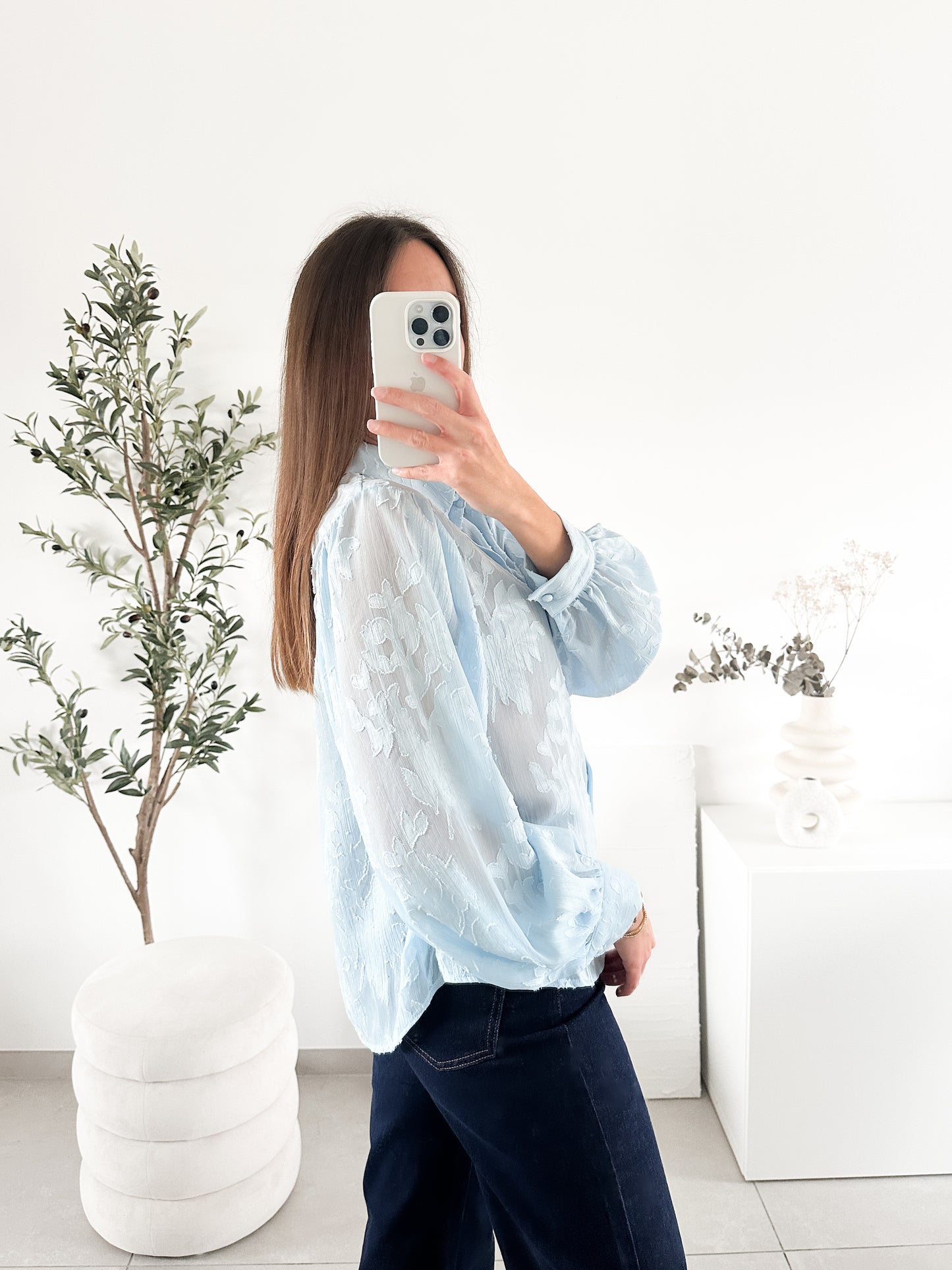 Blouse Marwa bleue ciel
