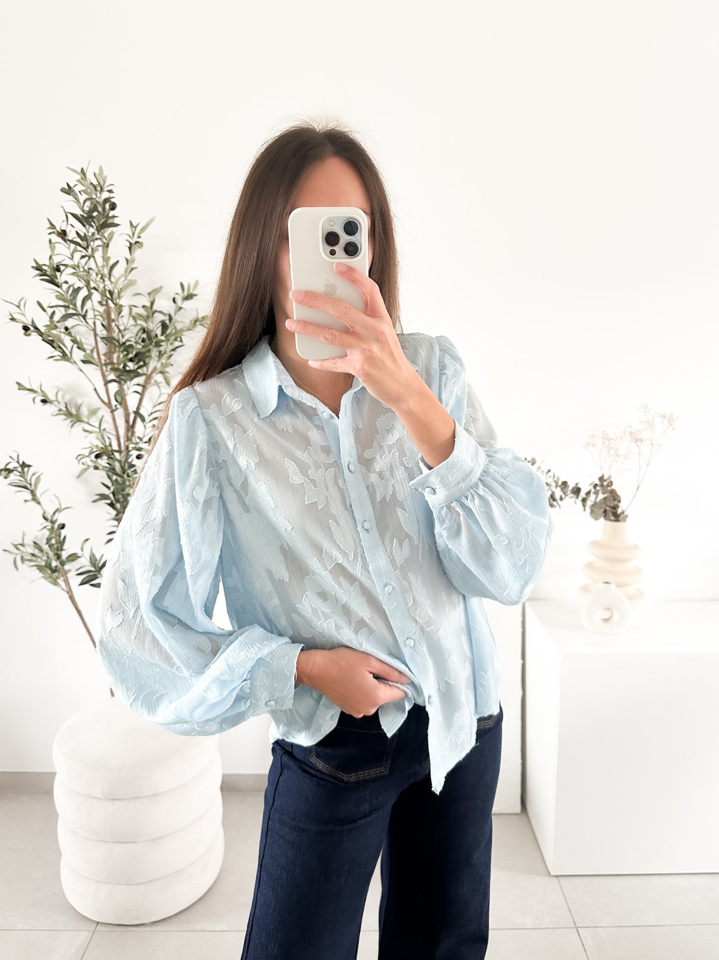 Blouse Marwa bleue ciel