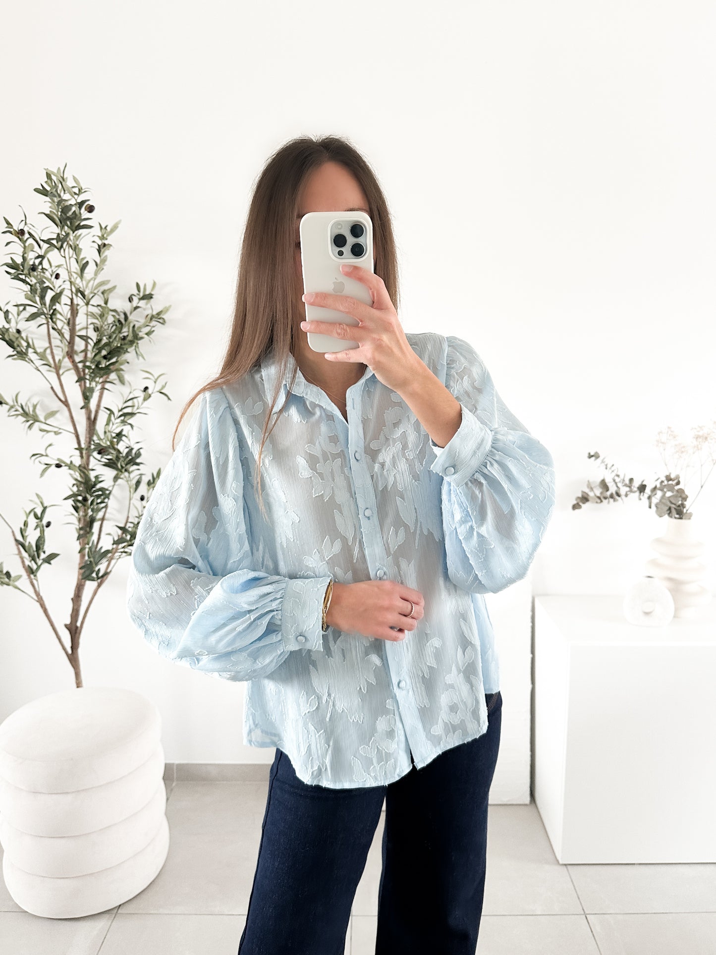 Blouse Marwa bleue ciel