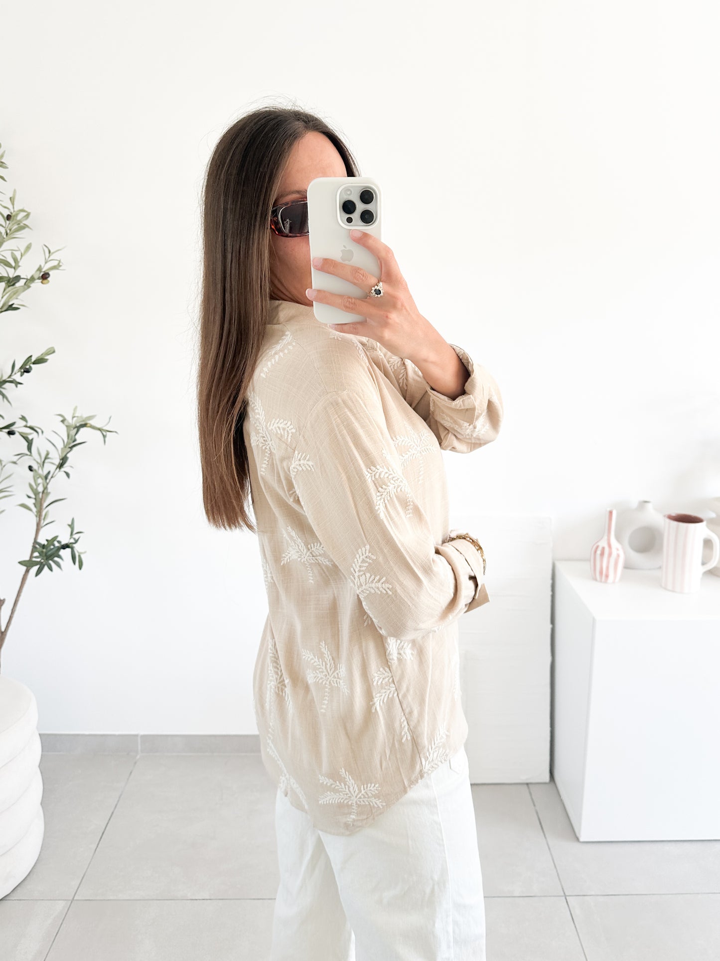 Chemise palmier
