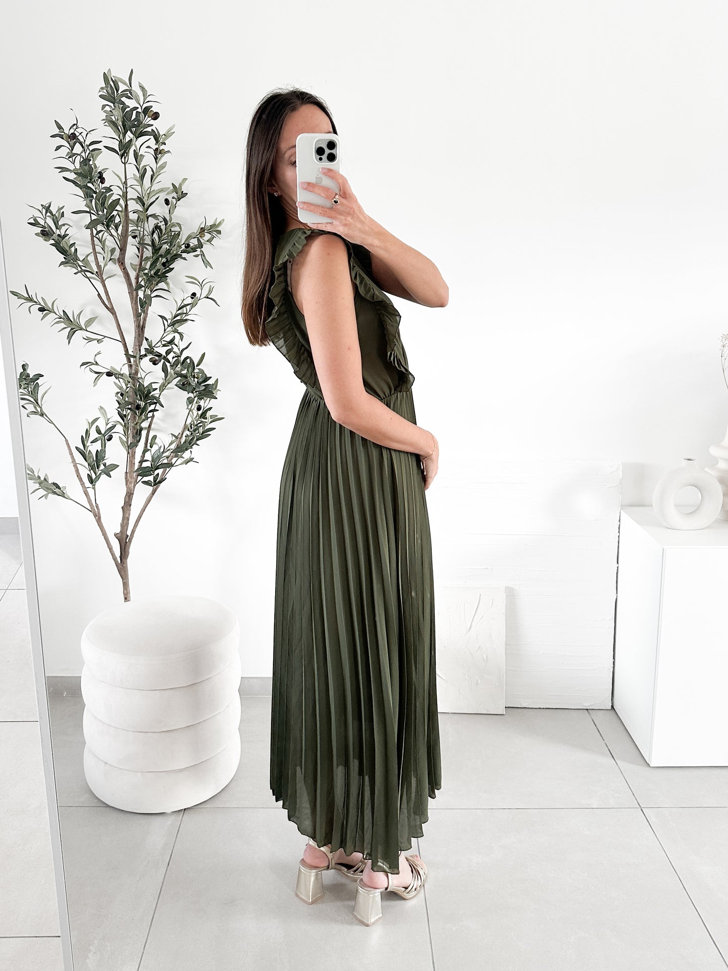 Robe Esmée kaki