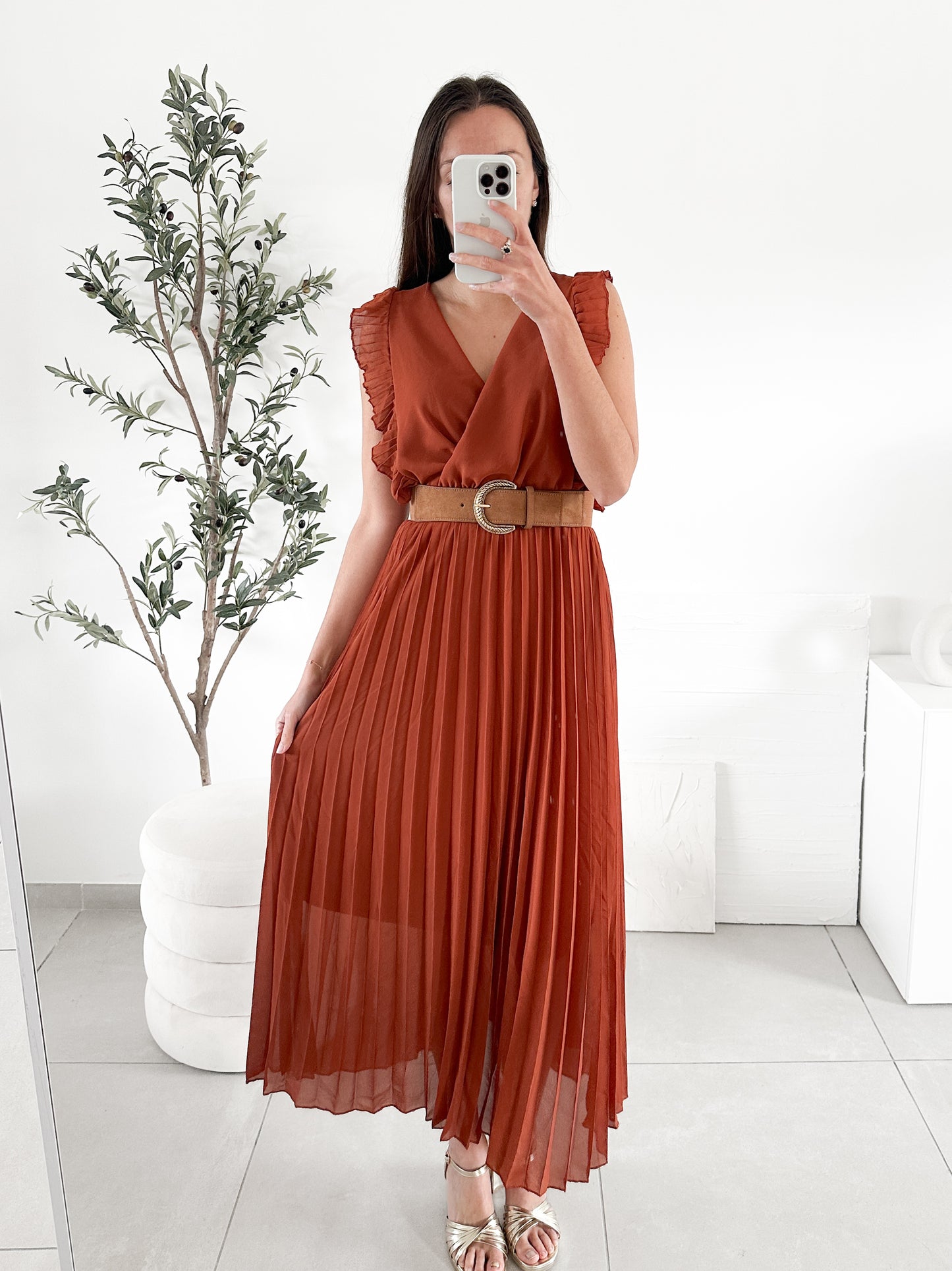 Robe Esmée rouille