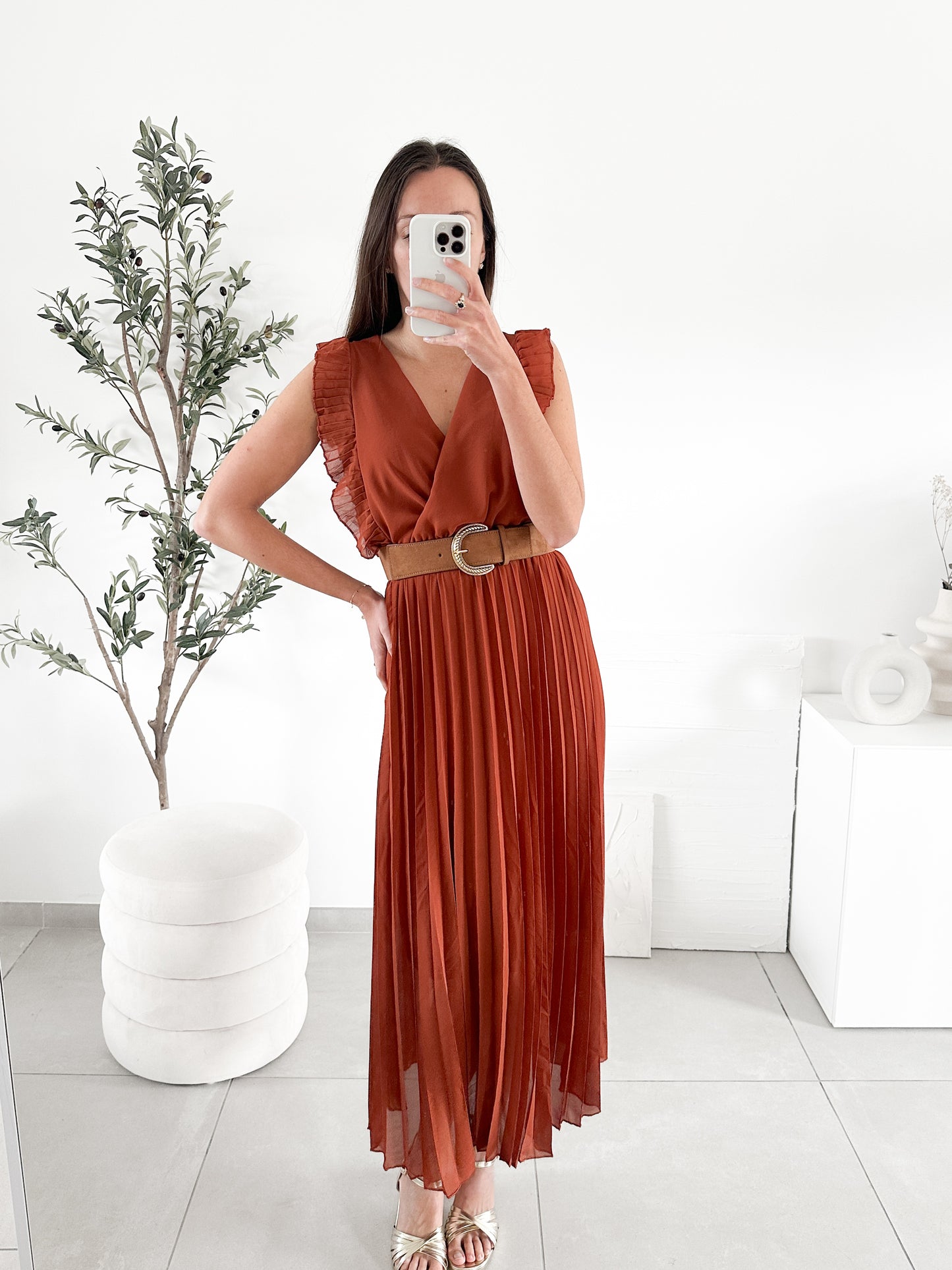 Robe Esmée rouille