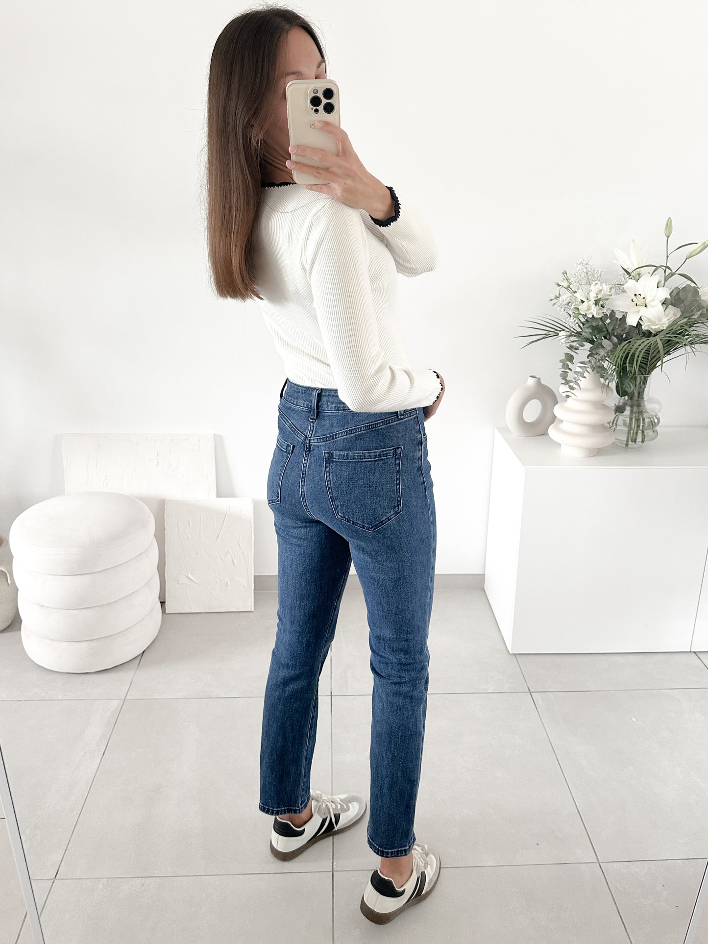 Jean slim parfait bleu