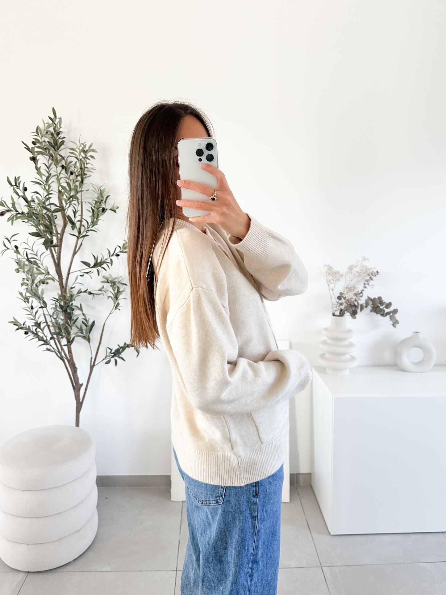 Gilet Aurélie beige