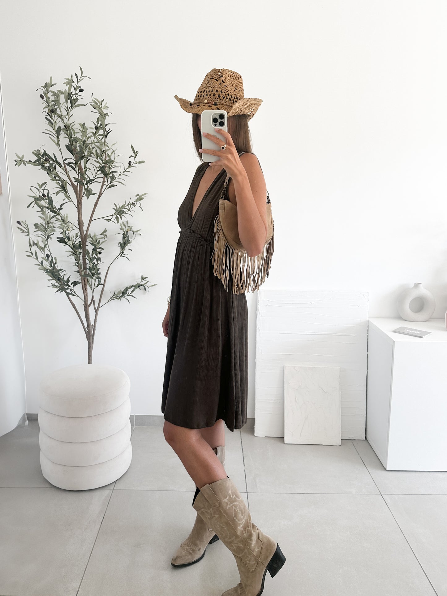 Robe Palma marron