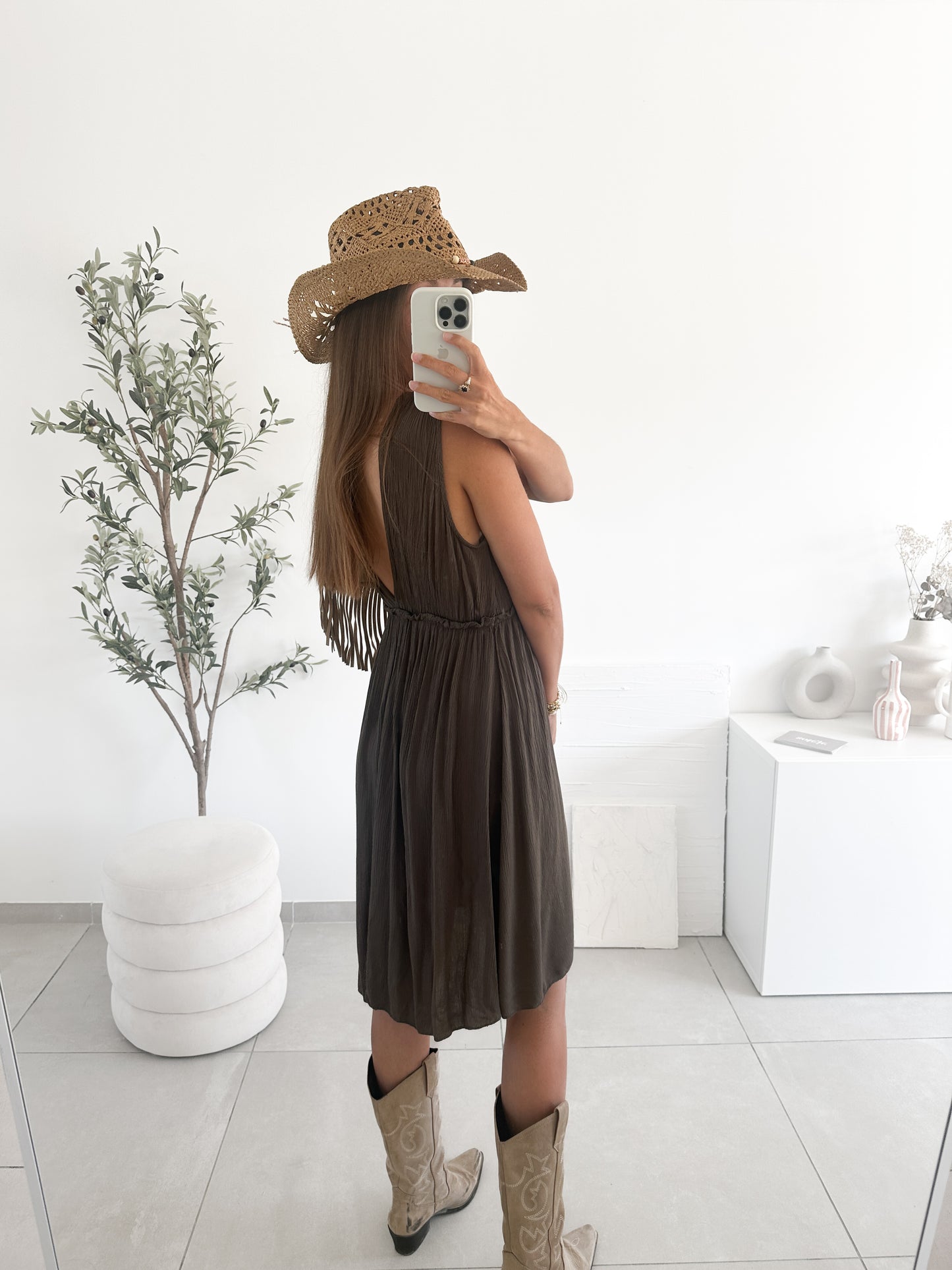 Robe Palma marron