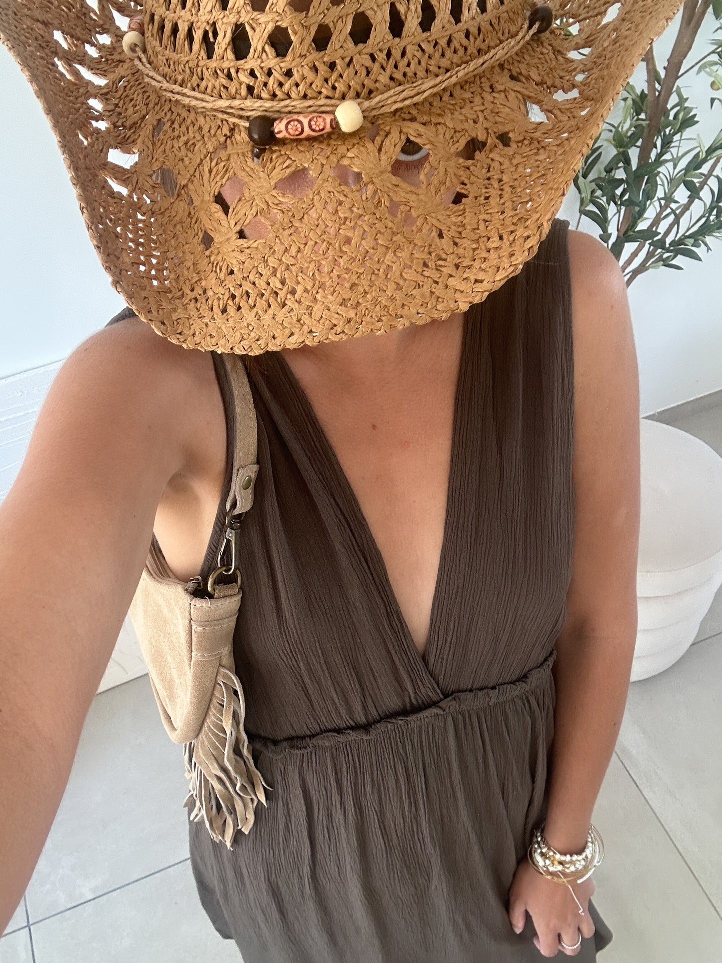 Robe Palma marron