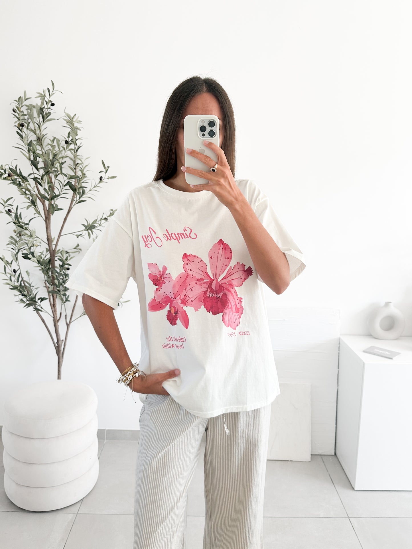 T-shirt Orchidée