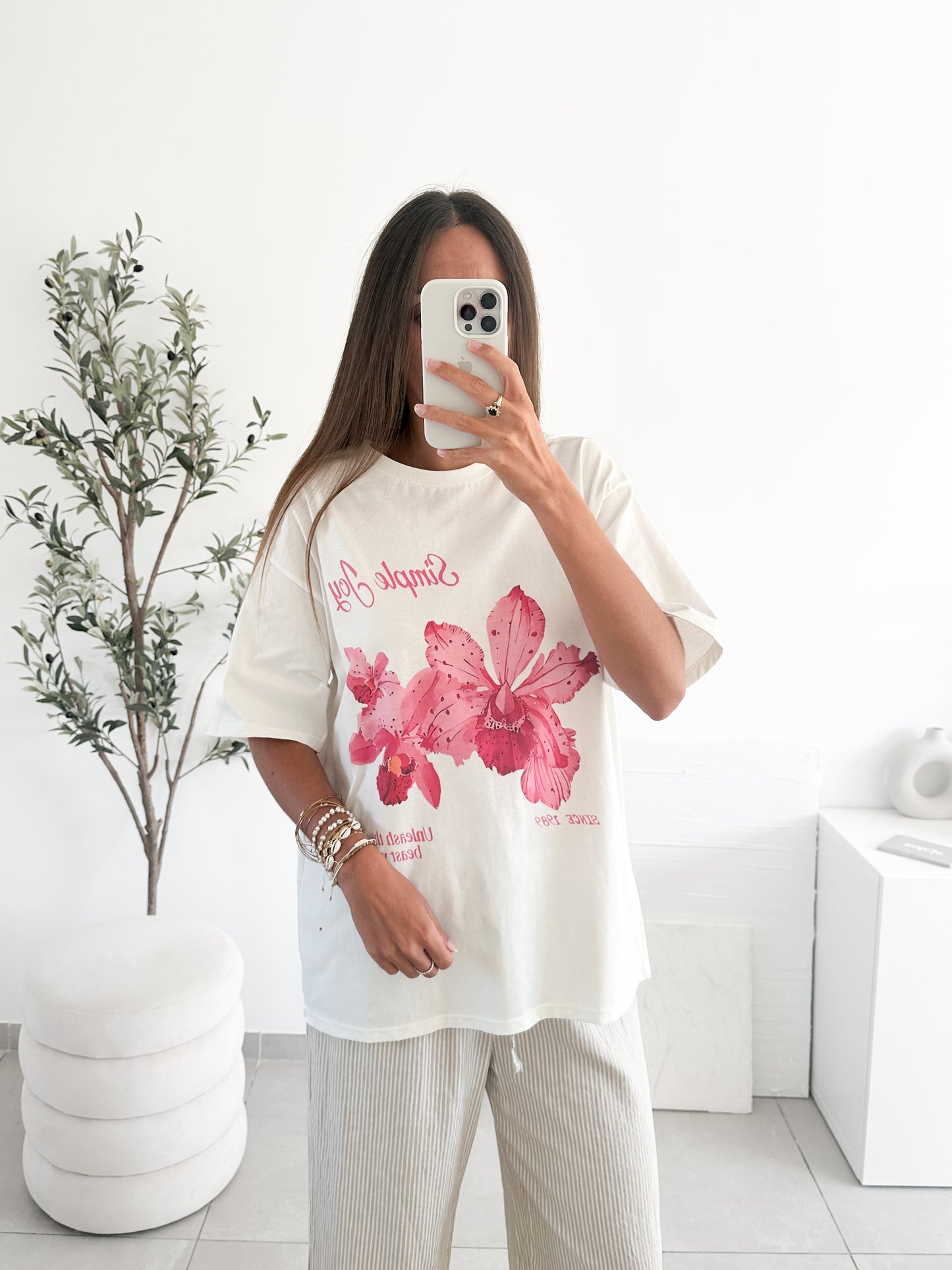 T-shirt Orchidée