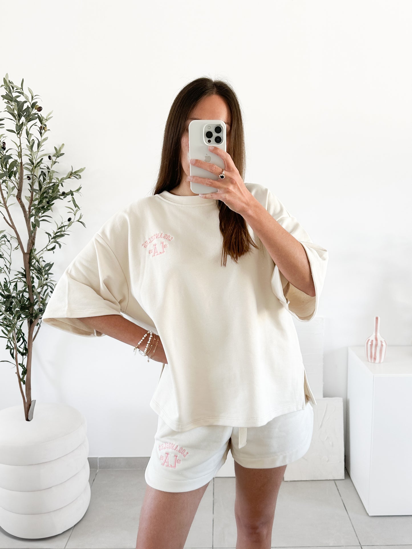 T-shirt Los Angeles Molletonné