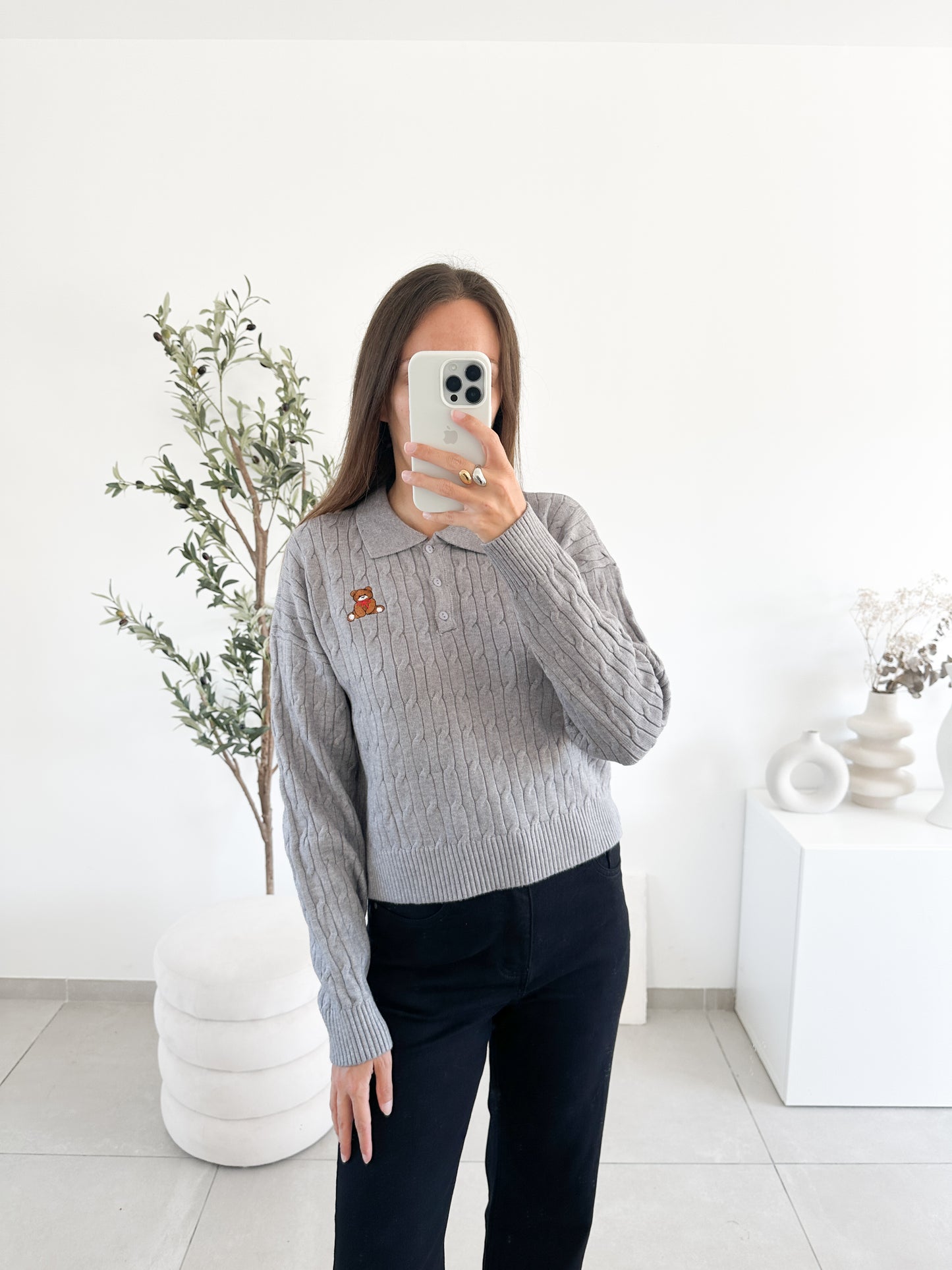 Polo Hanna gris