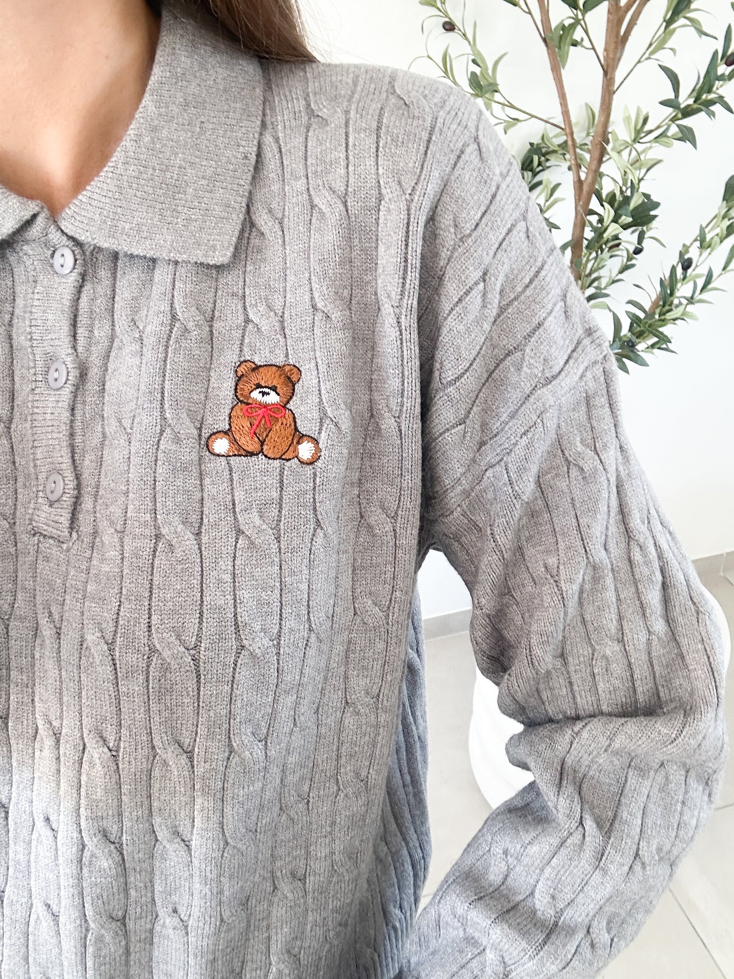 Polo Hanna gris