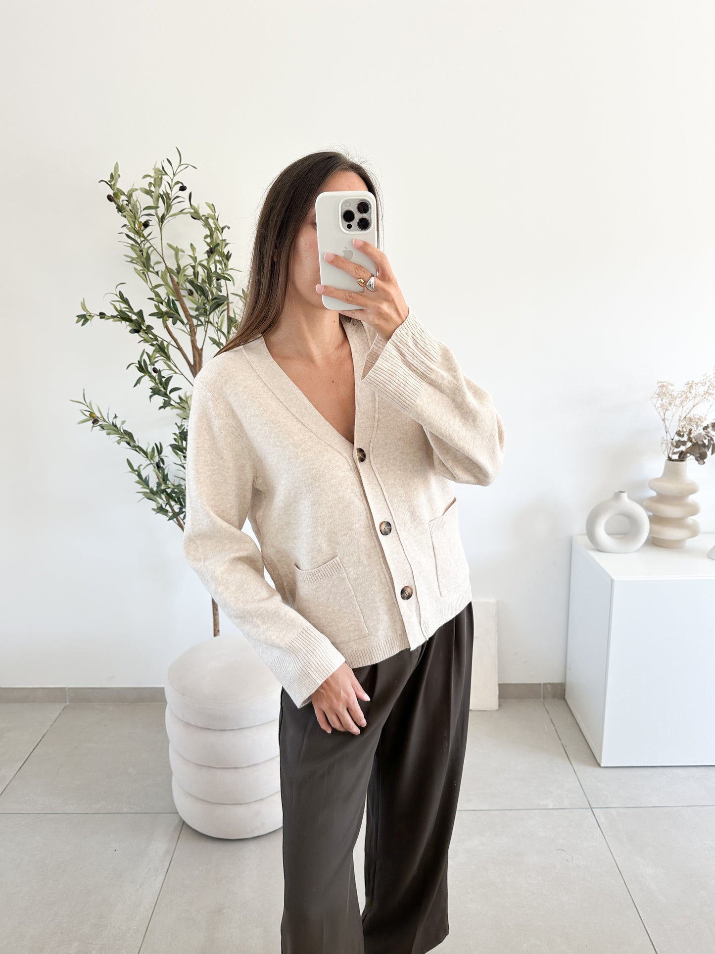 Gilet Thaïs beige
