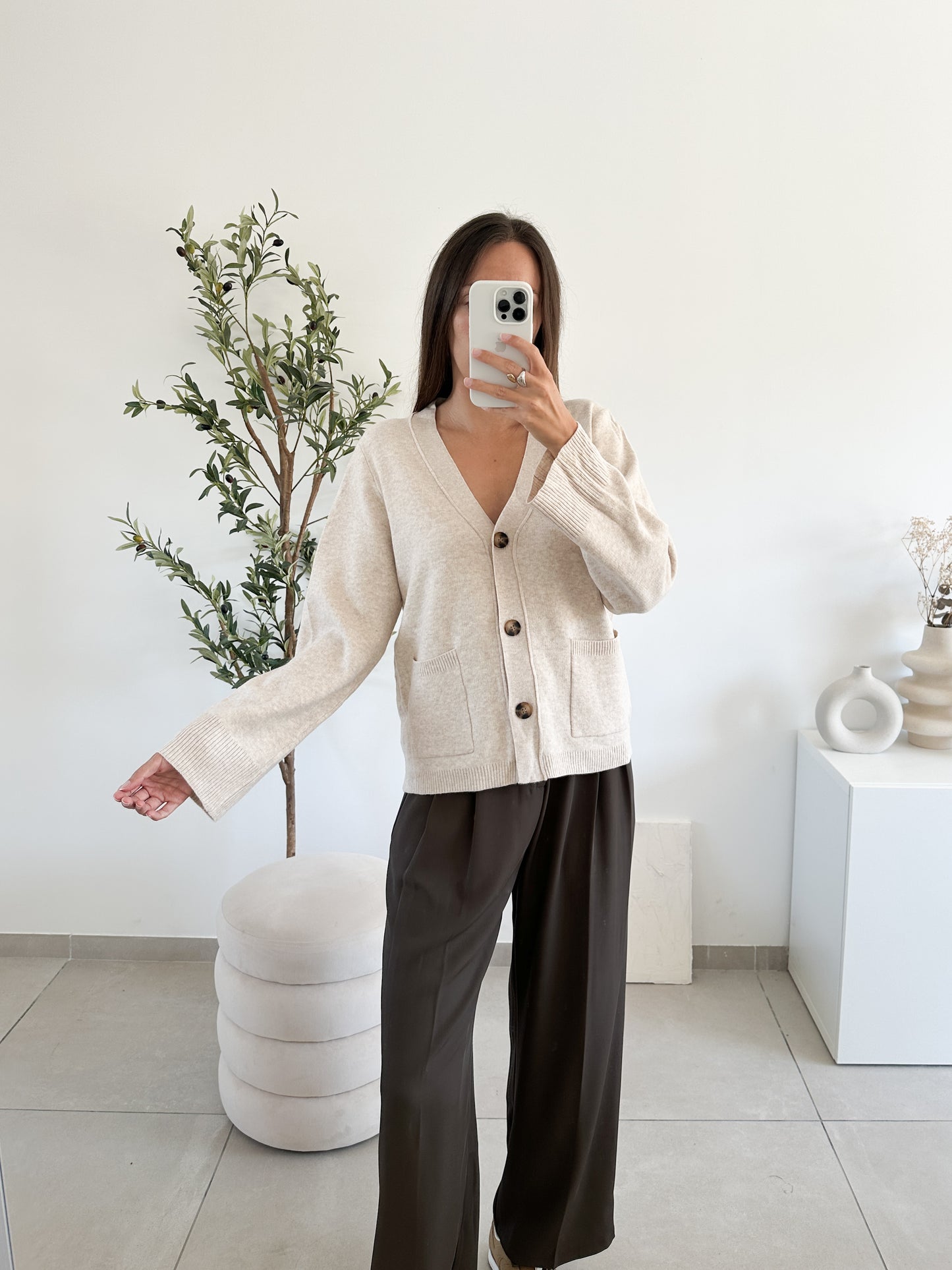 Gilet Thaïs beige