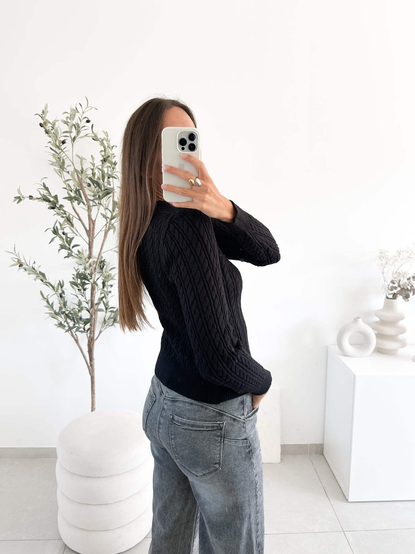 Pull Jade noir