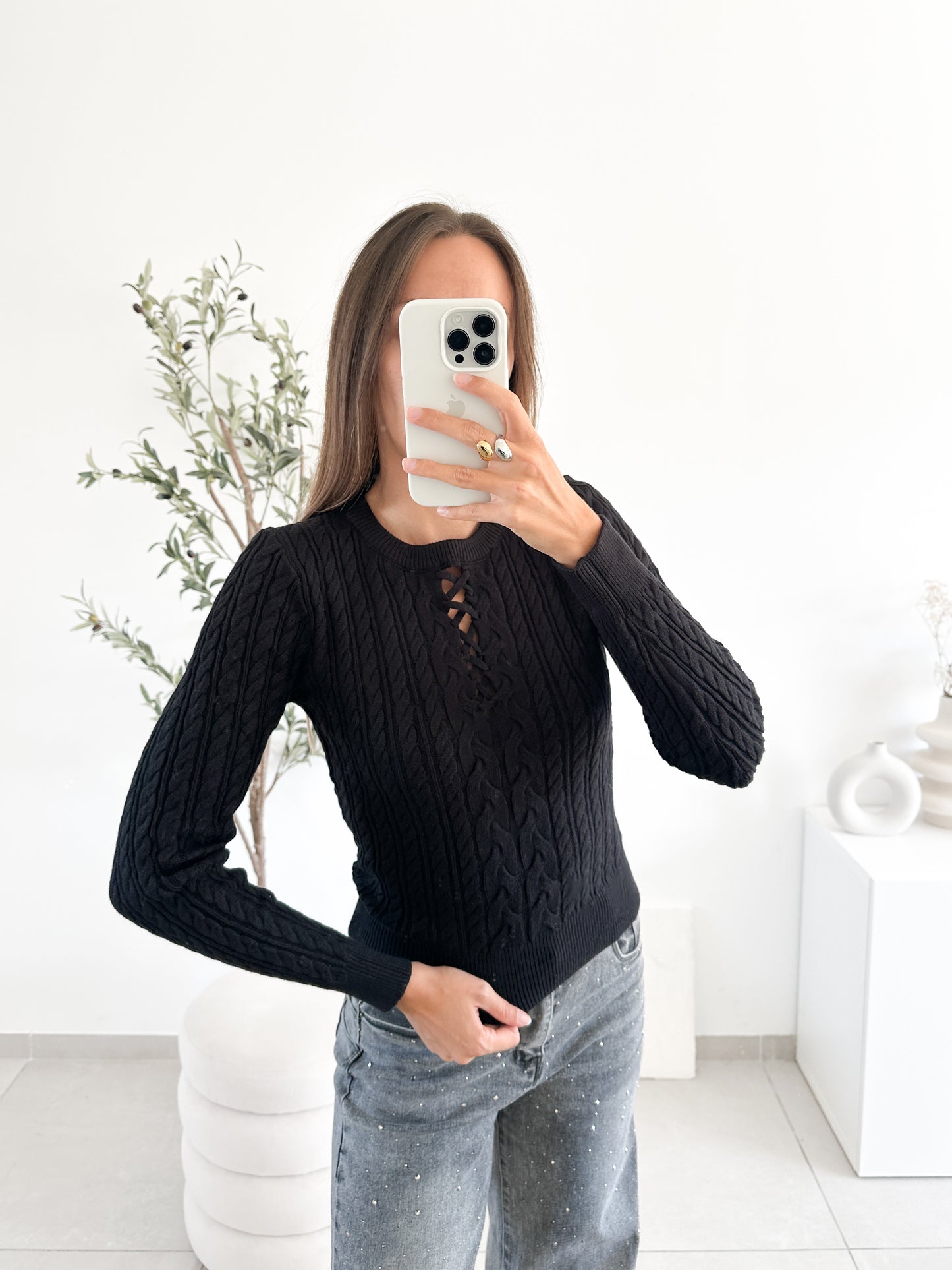 Pull Jade noir