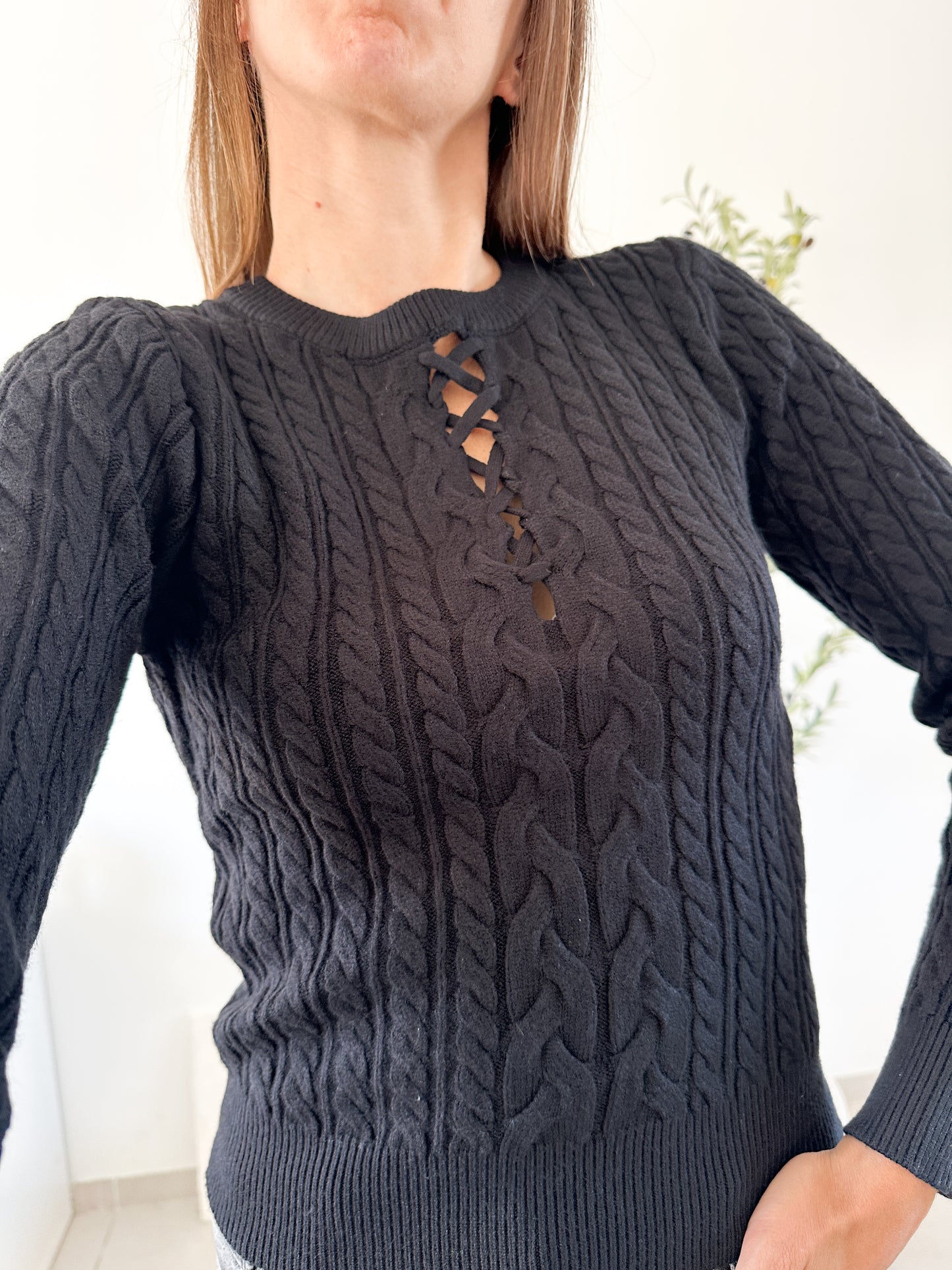 Pull Jade noir