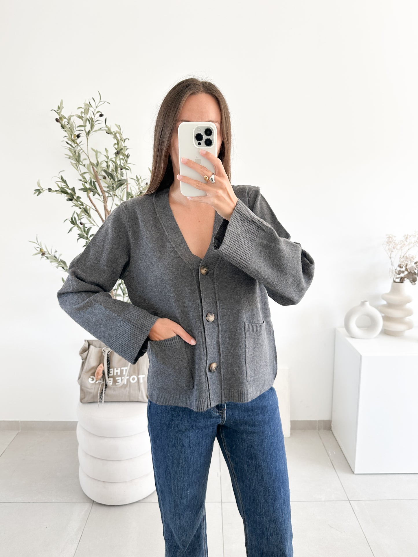 Gilet Thaïs Gris