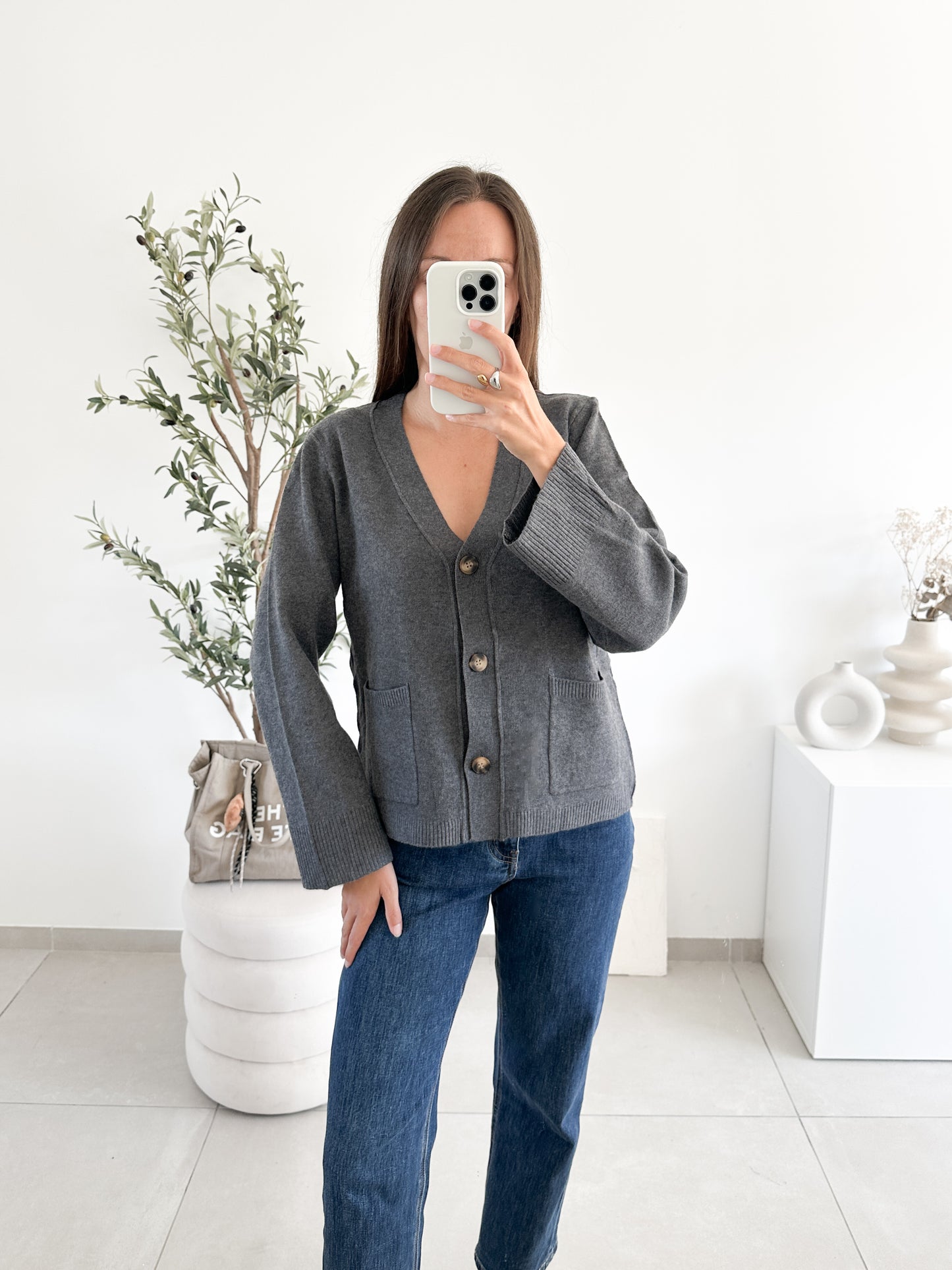 Gilet Thaïs Gris