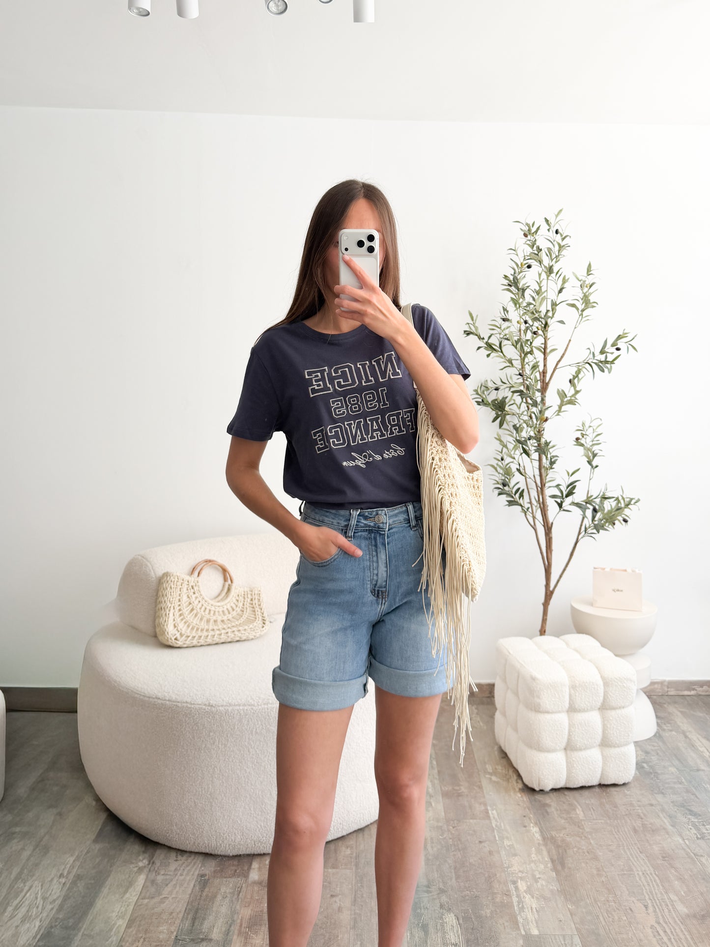 Short bermuda jean