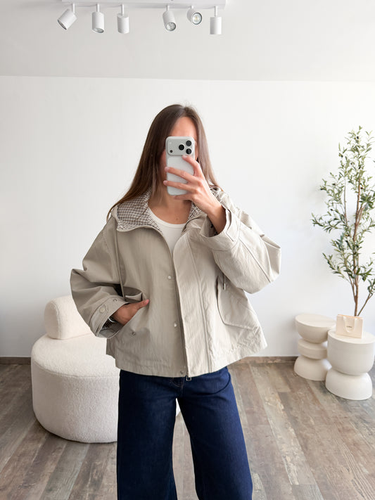 Veste oversize à capuche