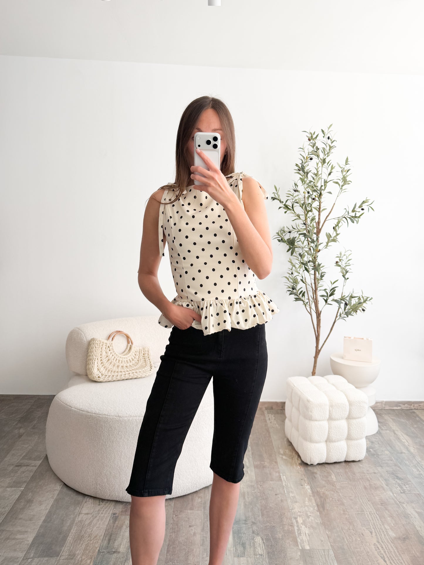 Capri pant noir