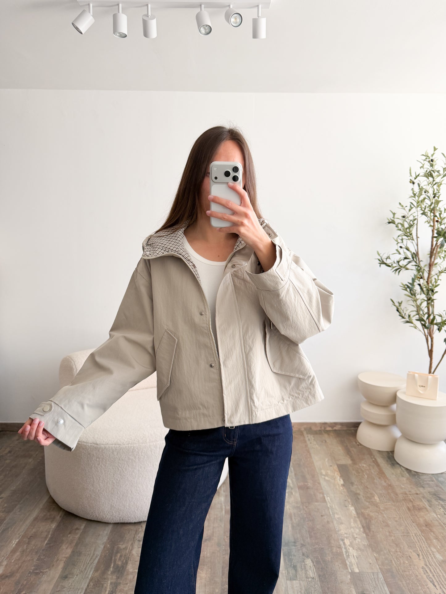 Veste oversize à capuche