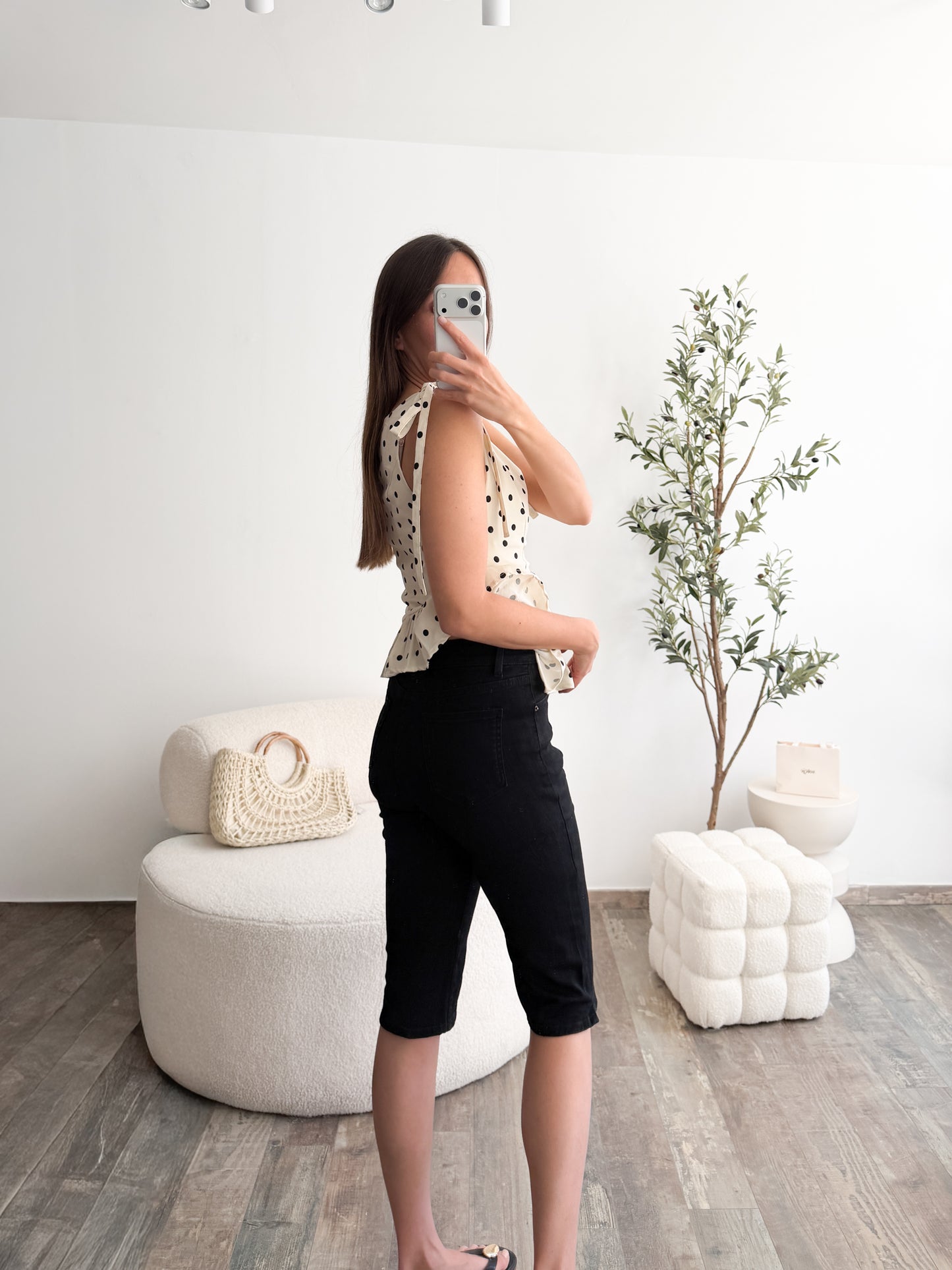 Capri pant noir