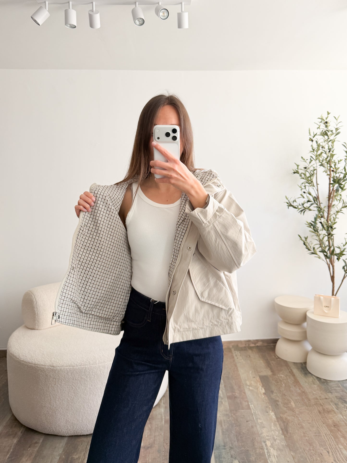 Veste oversize à capuche