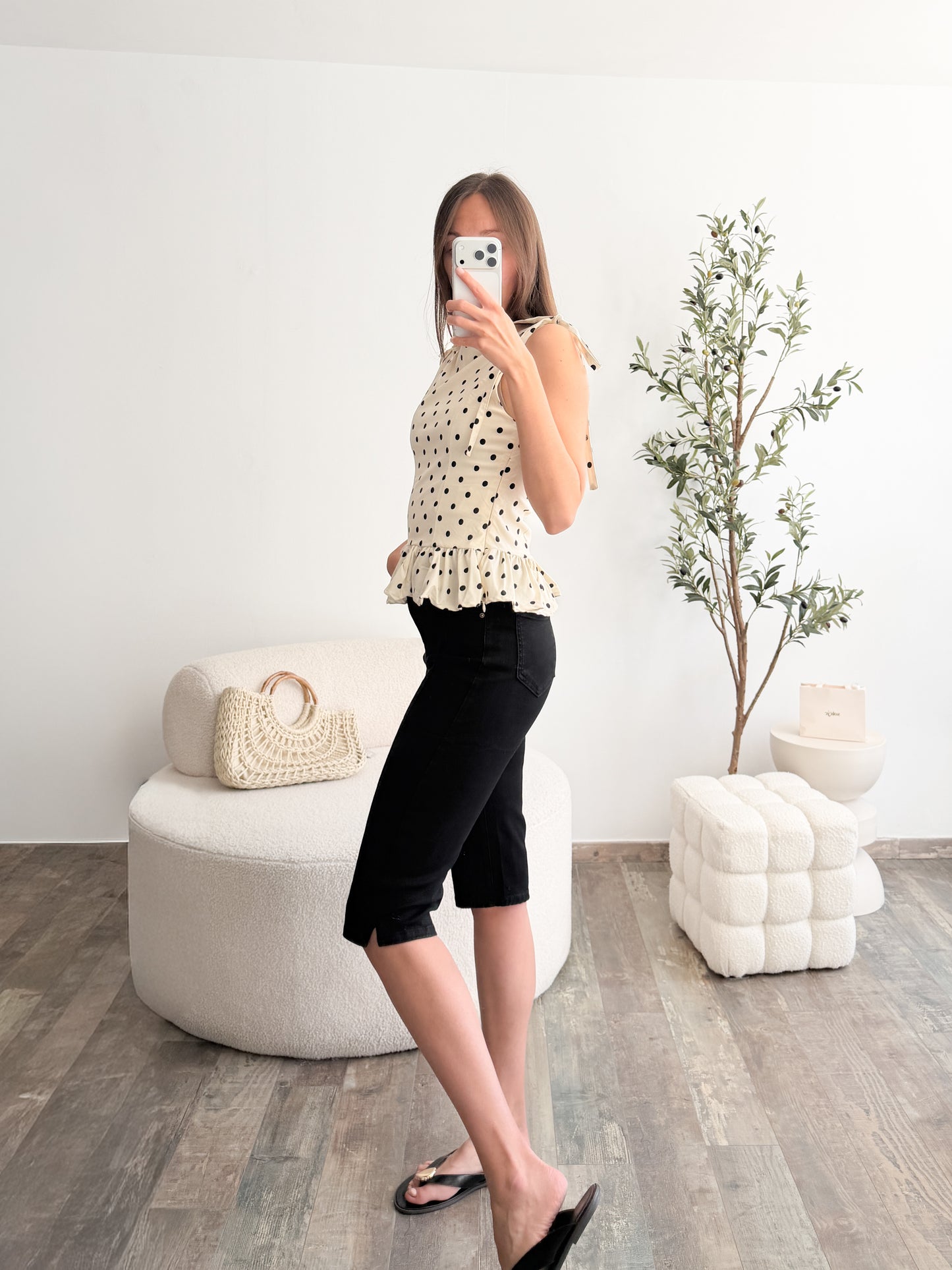 Capri pant noir