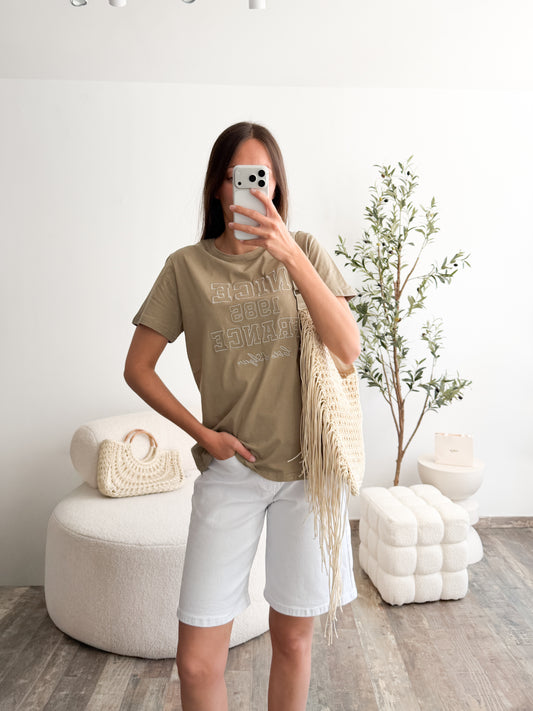T-shirt Nice kaki