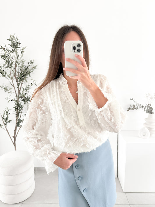 Blouse Sophie blanche