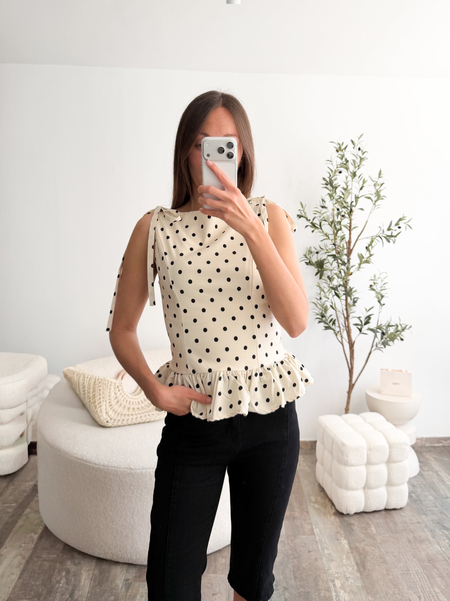 Top Mila beige