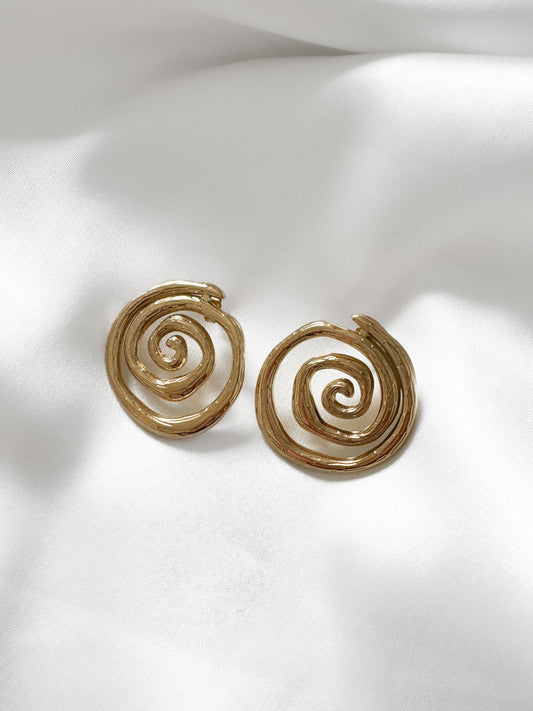 Boucles d'oreilles escargot