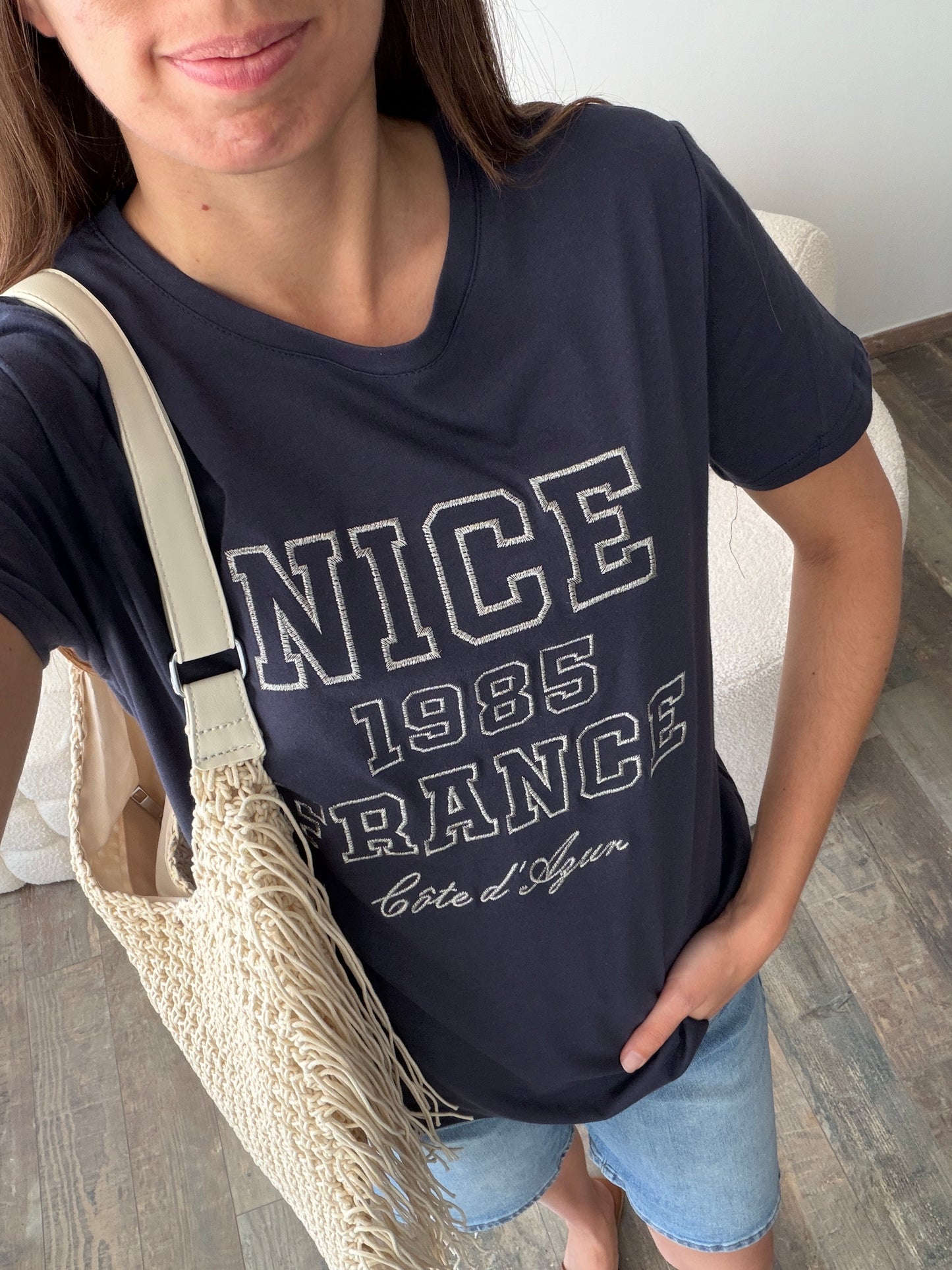 T-shirt Nice marine