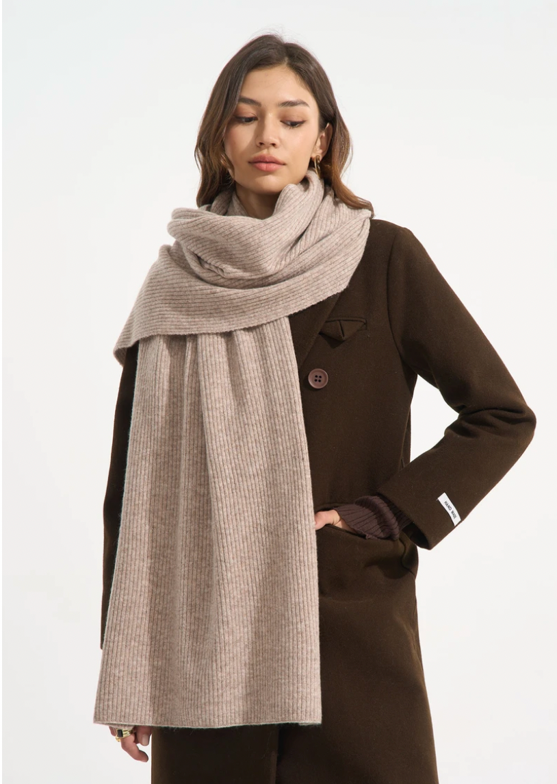 Echarpe côtelé (couleur au choix)