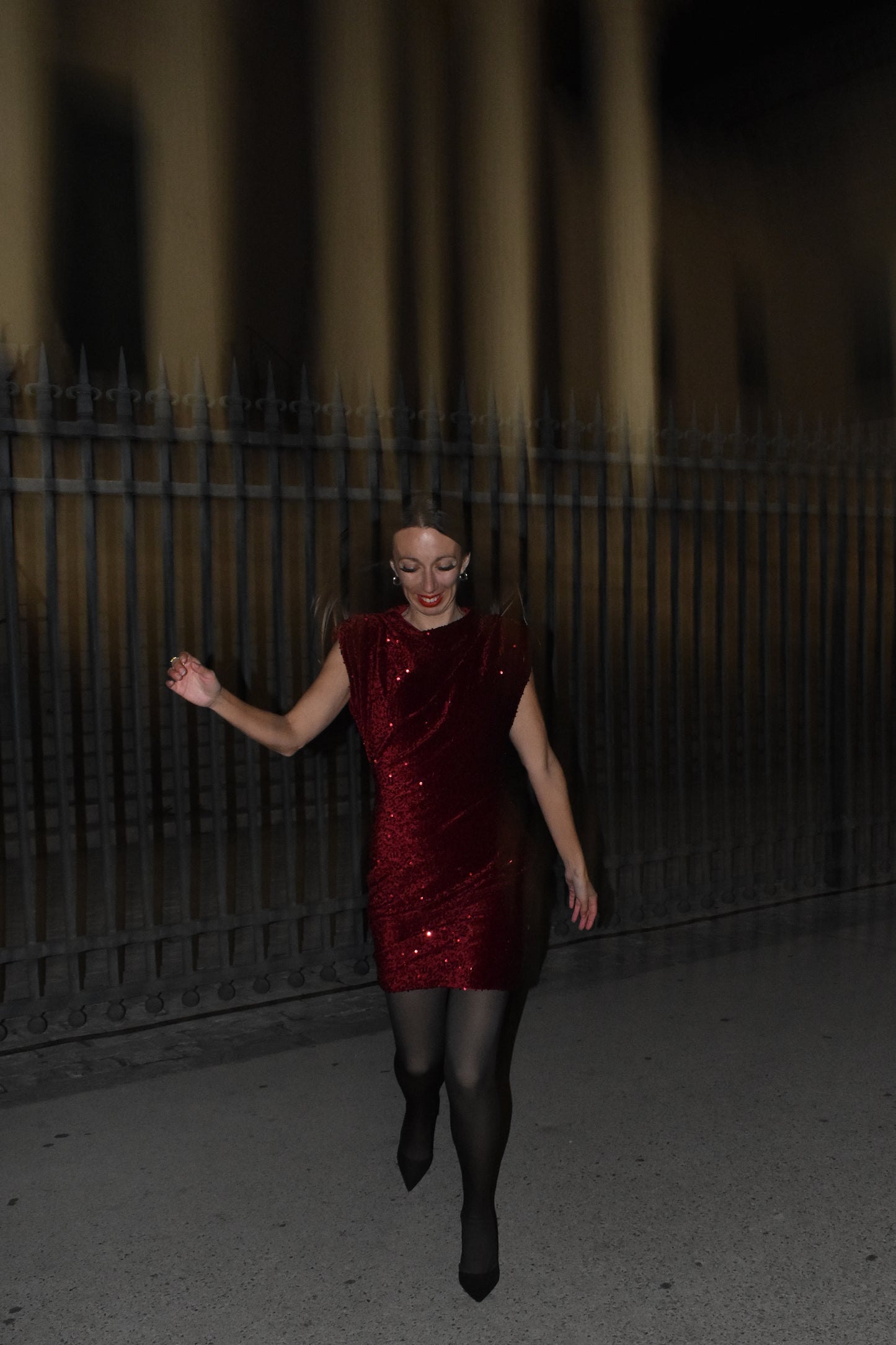 Robe Mélissa bordeau