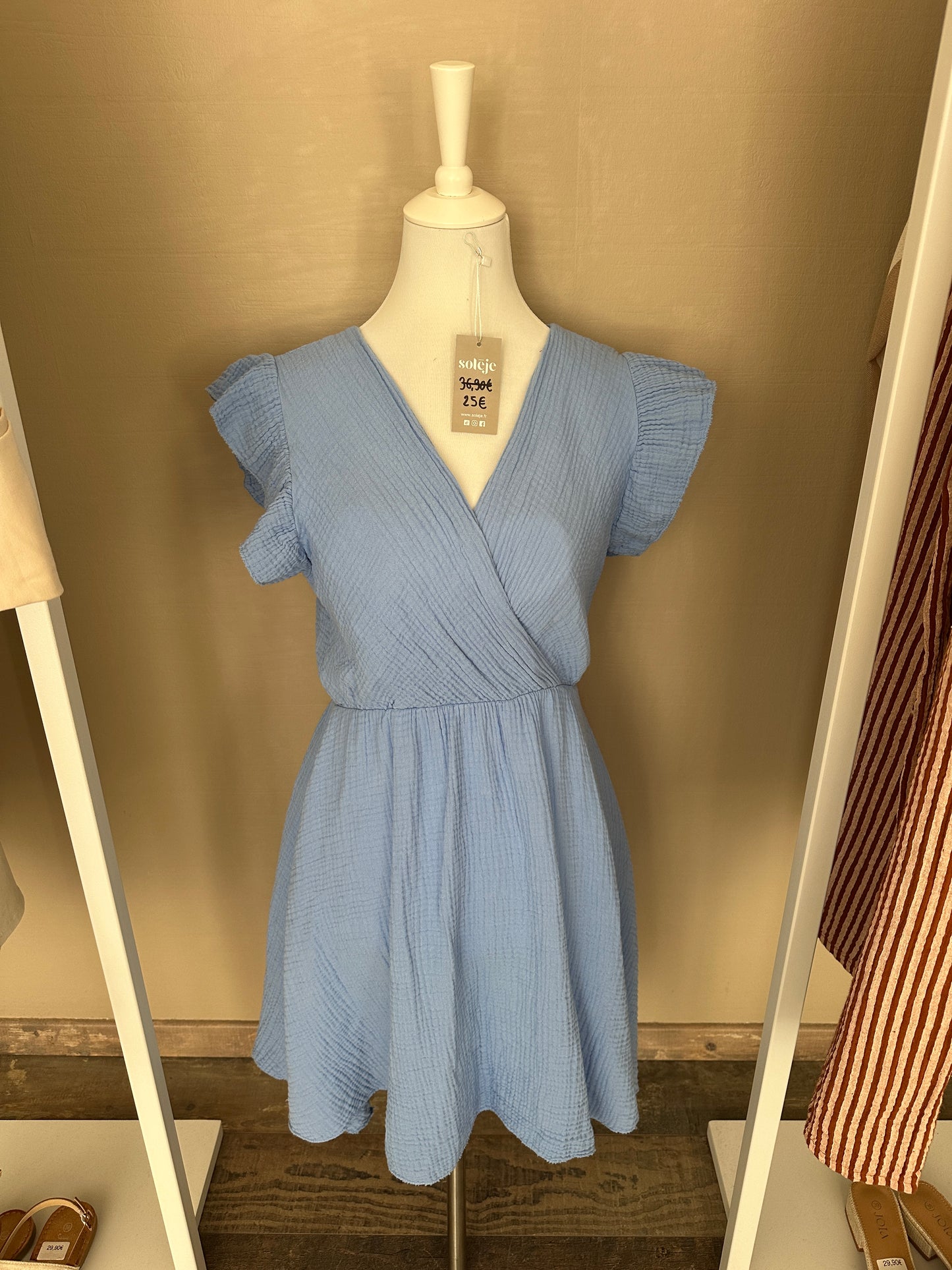 Robe gaze de coton