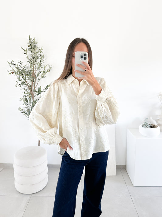 Blouse Bandana beige