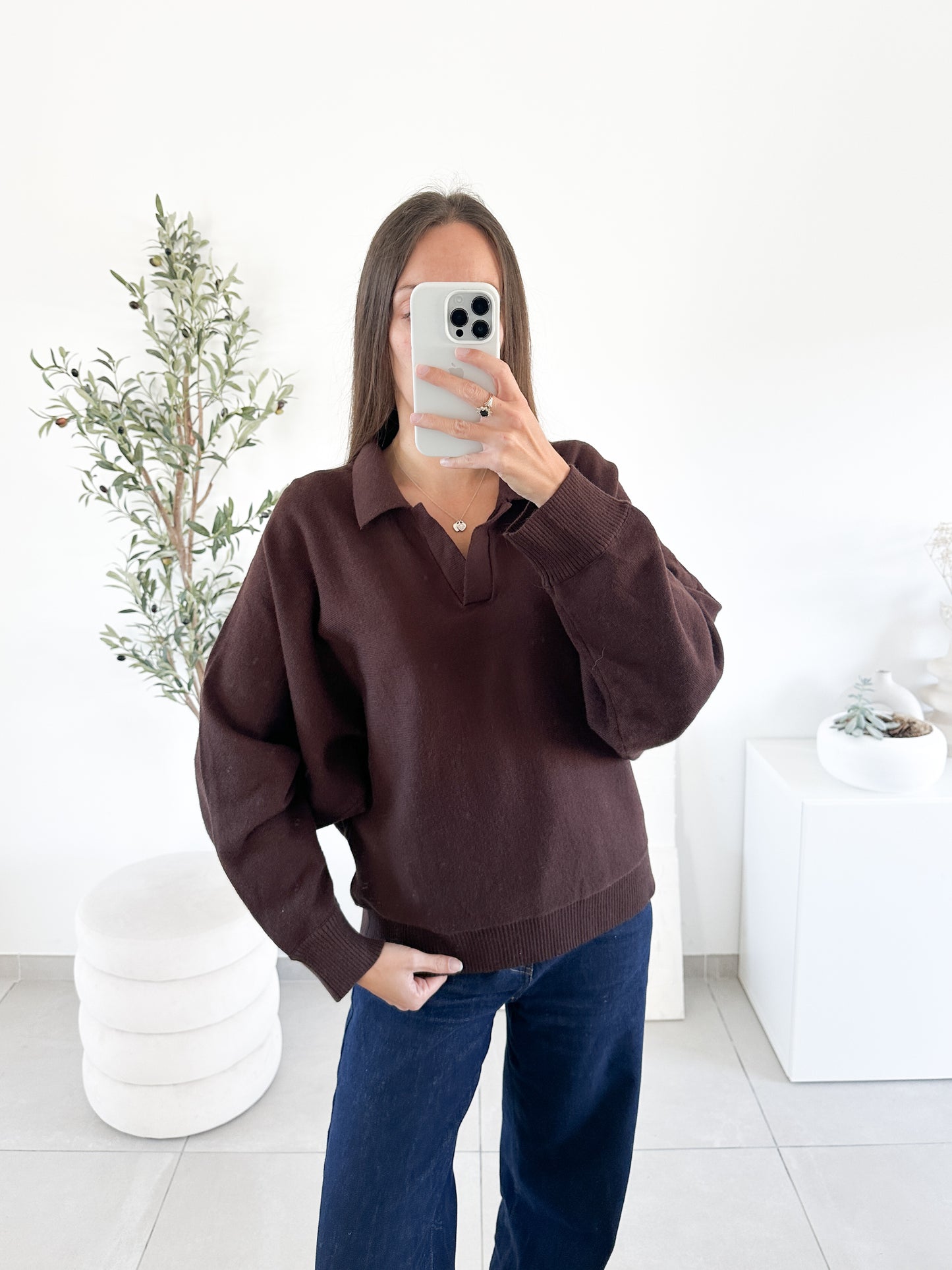 Pull Miranda marron