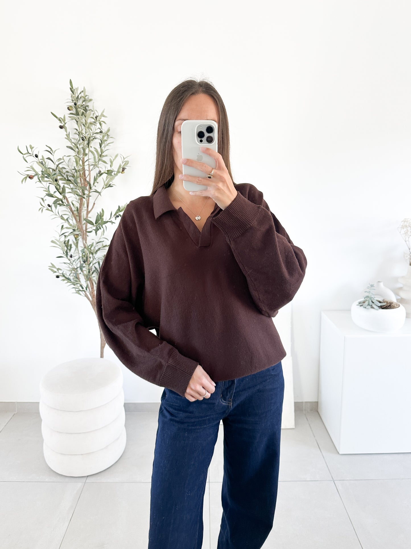 Pull Miranda marron